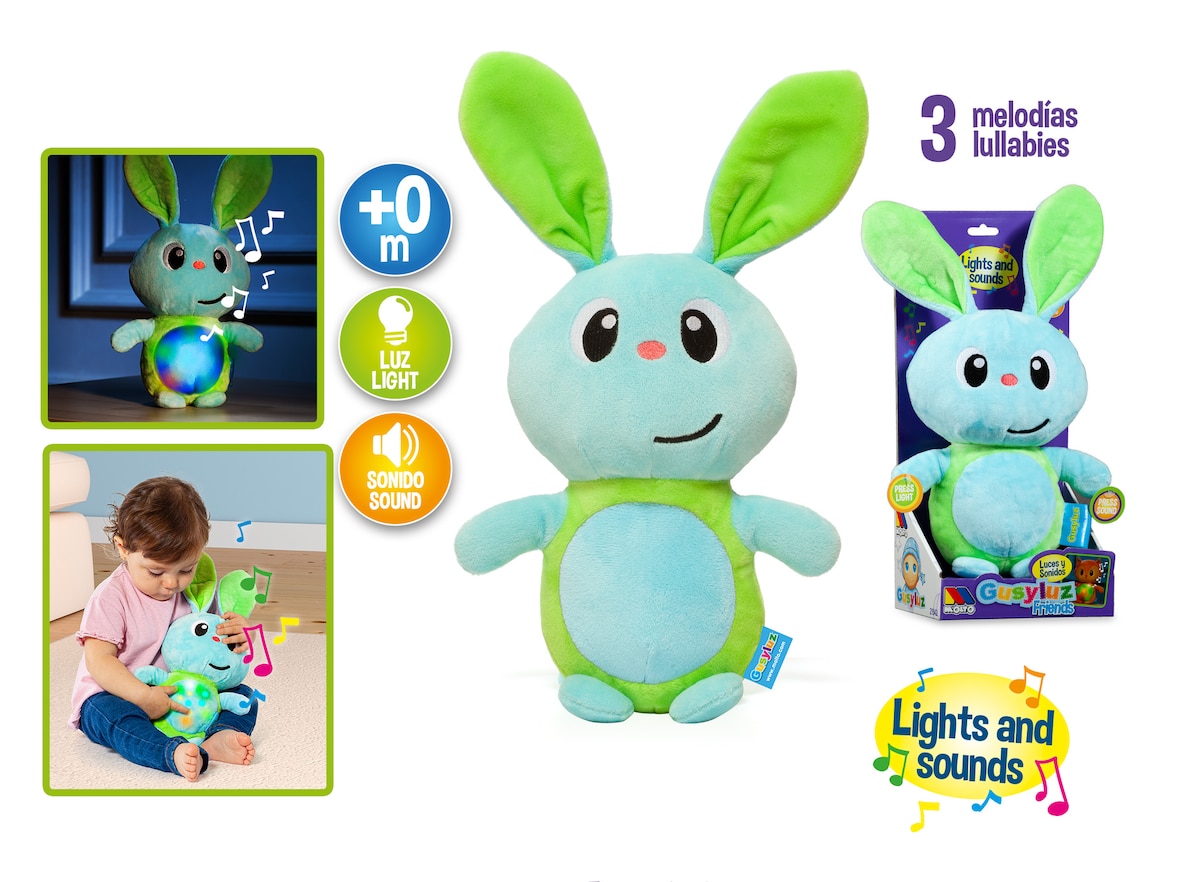 Conejito gusyluz Friends luces y sonido 3