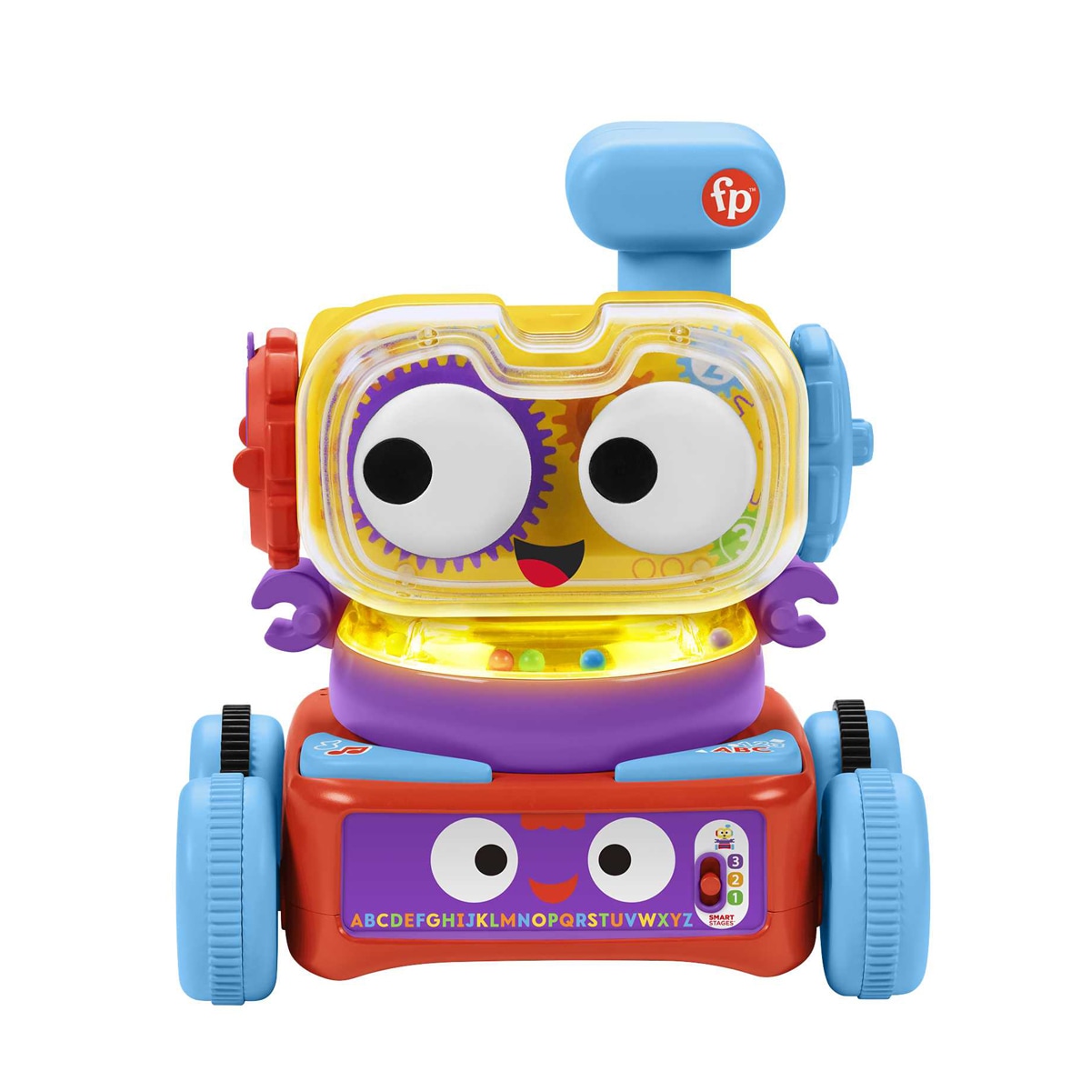 Tito Robotito Robot Aprendizaje 4 en 1 juguete interactivo para bebés con luces y sonidos Fisher-Price 1