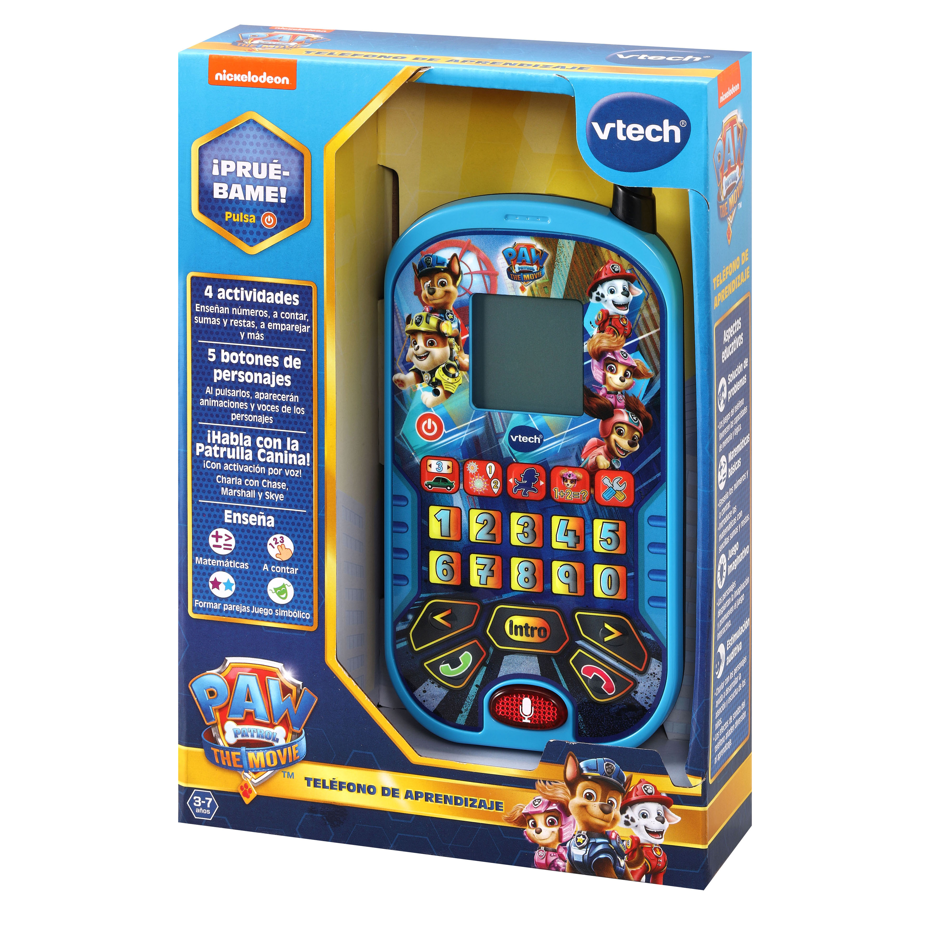Teléfono de aprendizaje Smartphone de juguete de Paw Patrol VTech Baby 2