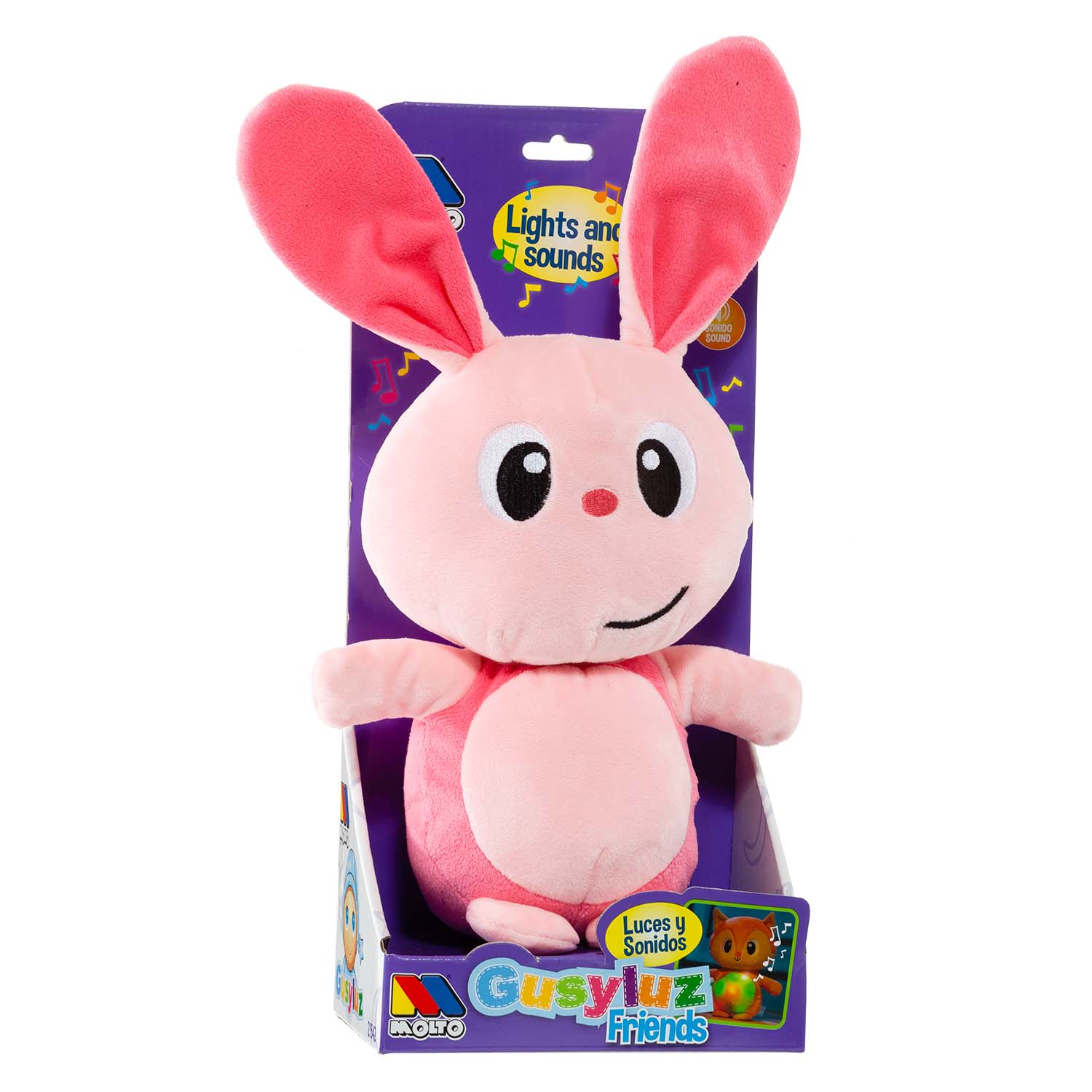 Conejito Gusy luz friends rosa 2