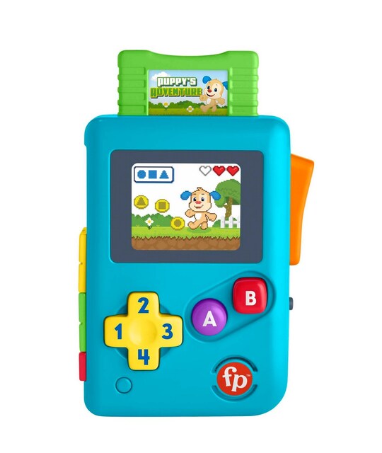 Fisher-Price Ríe y aprende Miniconsola retro de aprendizaje
