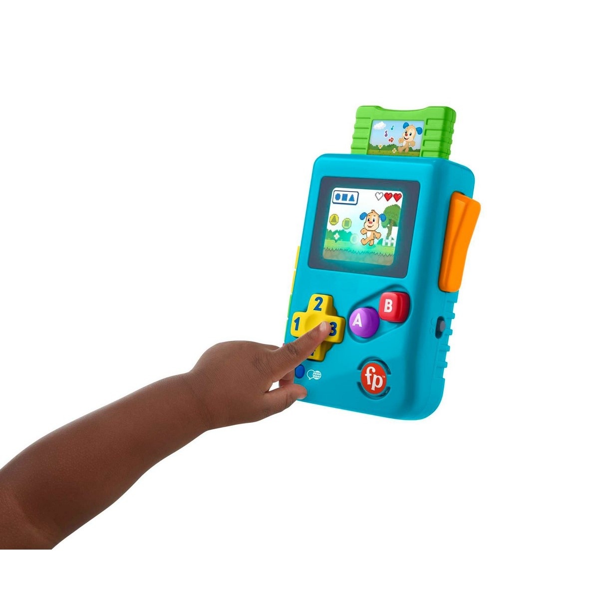 Fisher-Price Ríe y aprende Miniconsola retro de aprendizaje 5