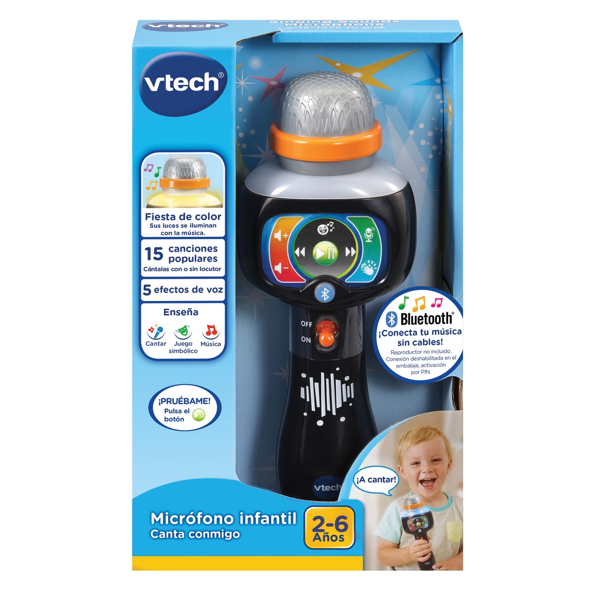 Vtech Microfono Juguettos Micrófono Infantil Canta Conmigo VTech