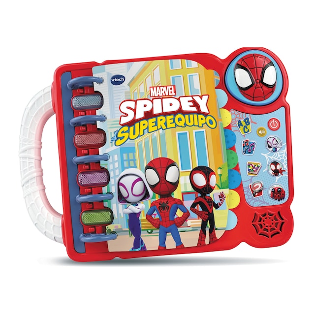 VTech – Libro interactivo Aprendo a leer con Spiderman Spidey Superequipo Marvel VTech.