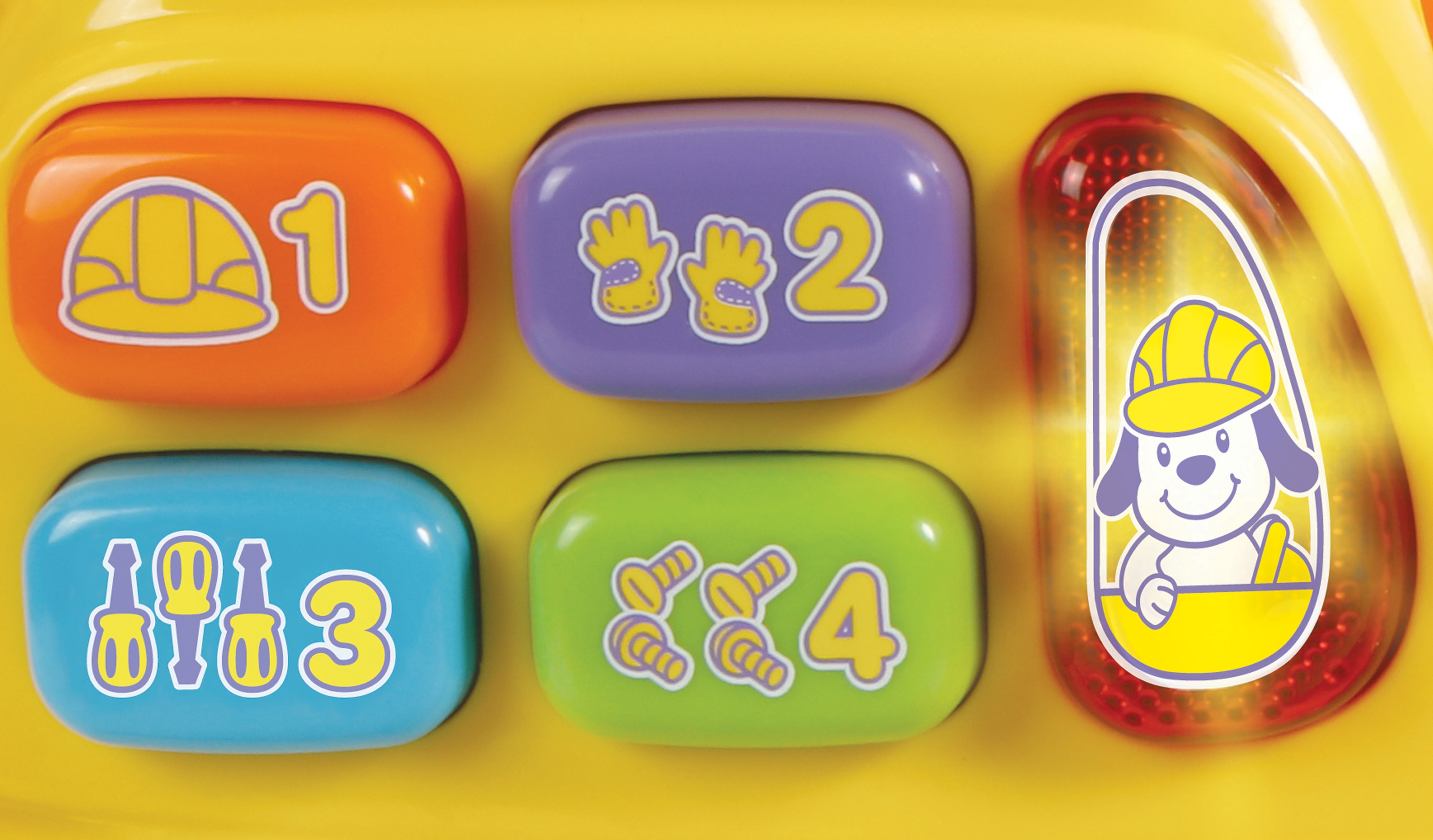 Juguete de arrastre interactivo Excavabola con bolas que enseña colores VTech Baby 9