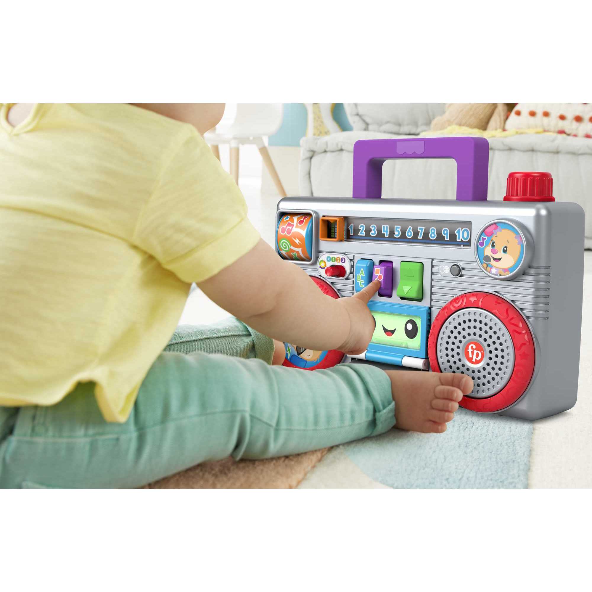 Ríe y Aprende Radio divertida de juguete con sonidos Fisher-Price 4