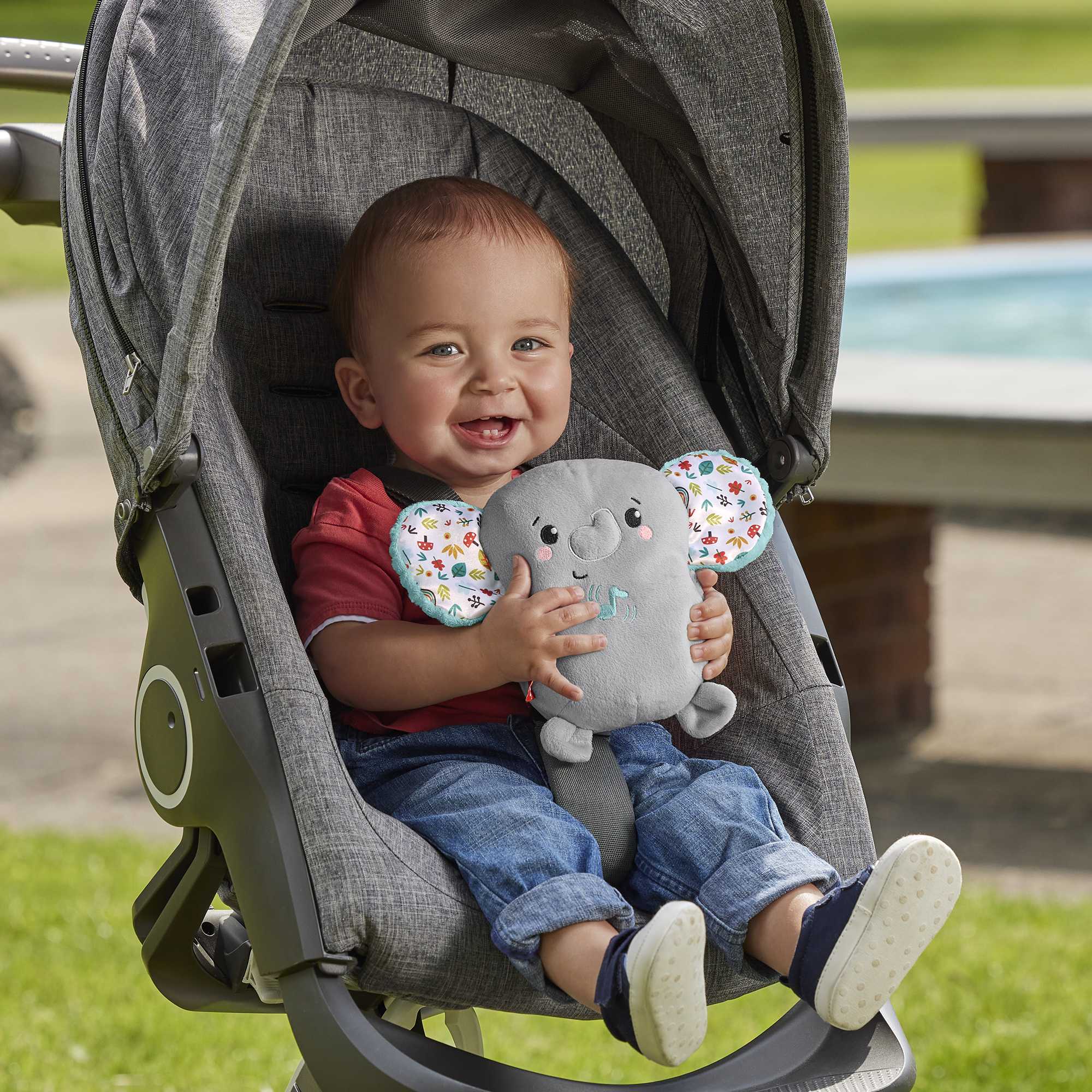 Calming Vibes Elephant Soother, regalo para bebé recién nacido Fisher-Price 2