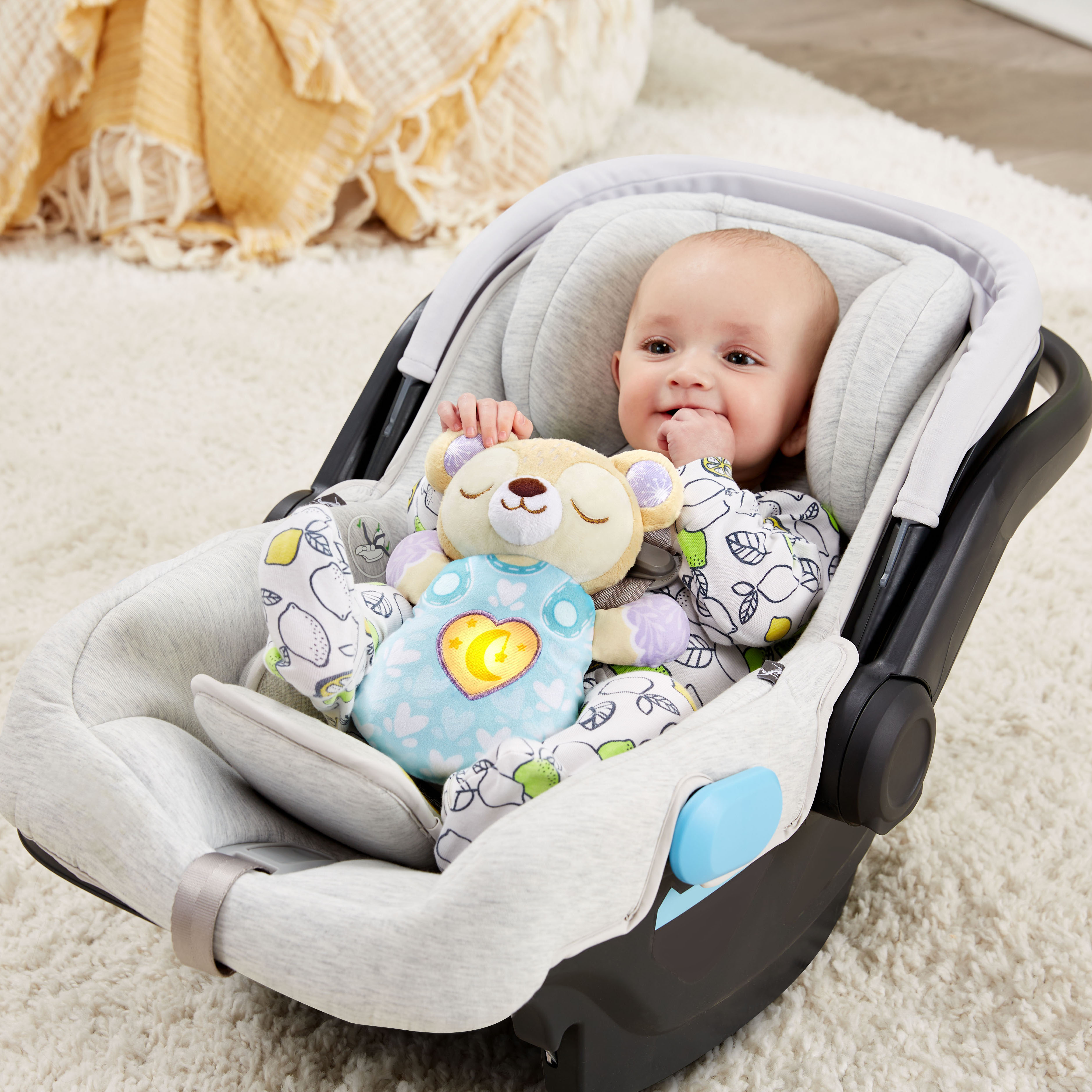 Juguete para bebés Peluche de cuna Osito melodías VTech Baby Azul-3