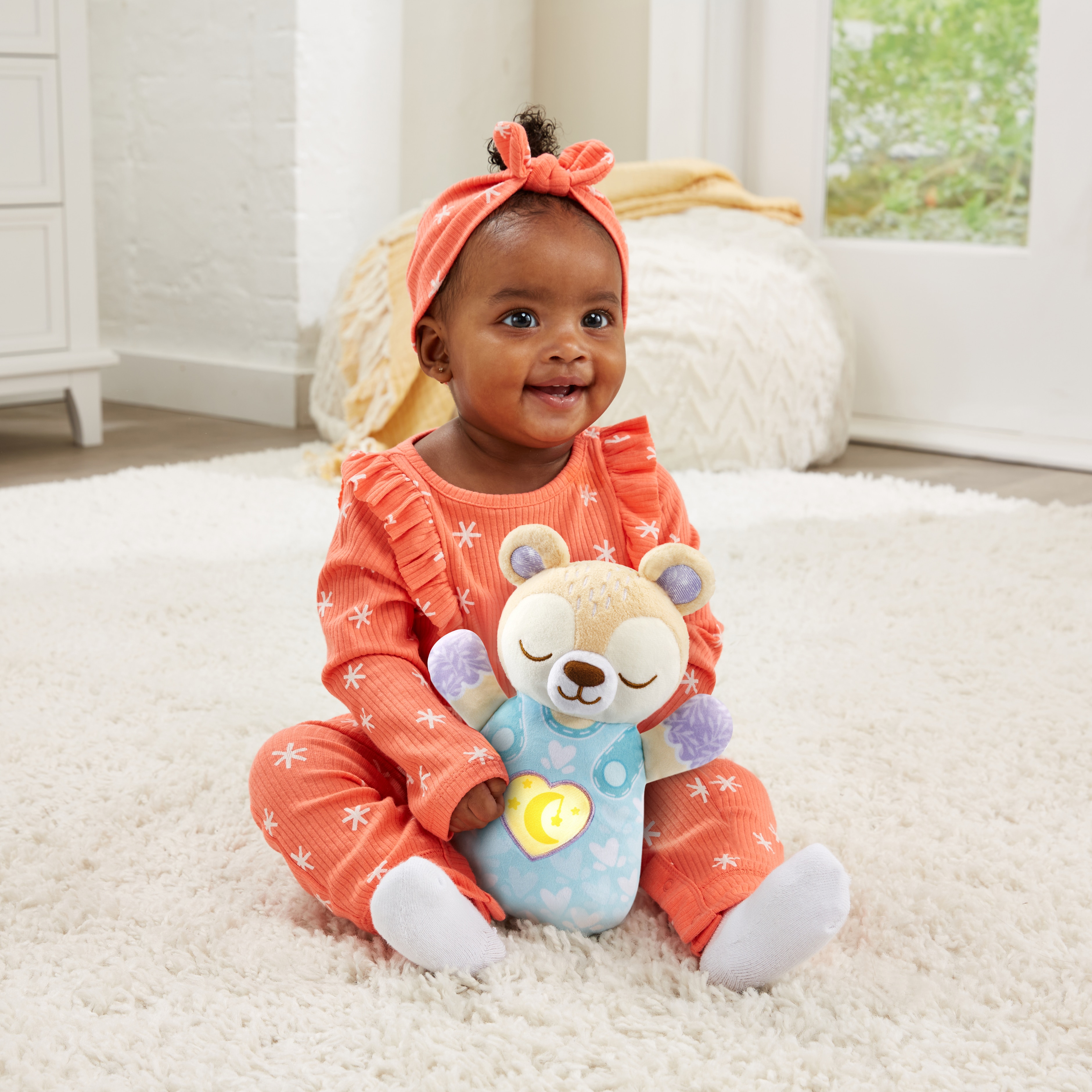 Juguete para bebés Peluche de cuna Osito melodías VTech Baby Azul-4