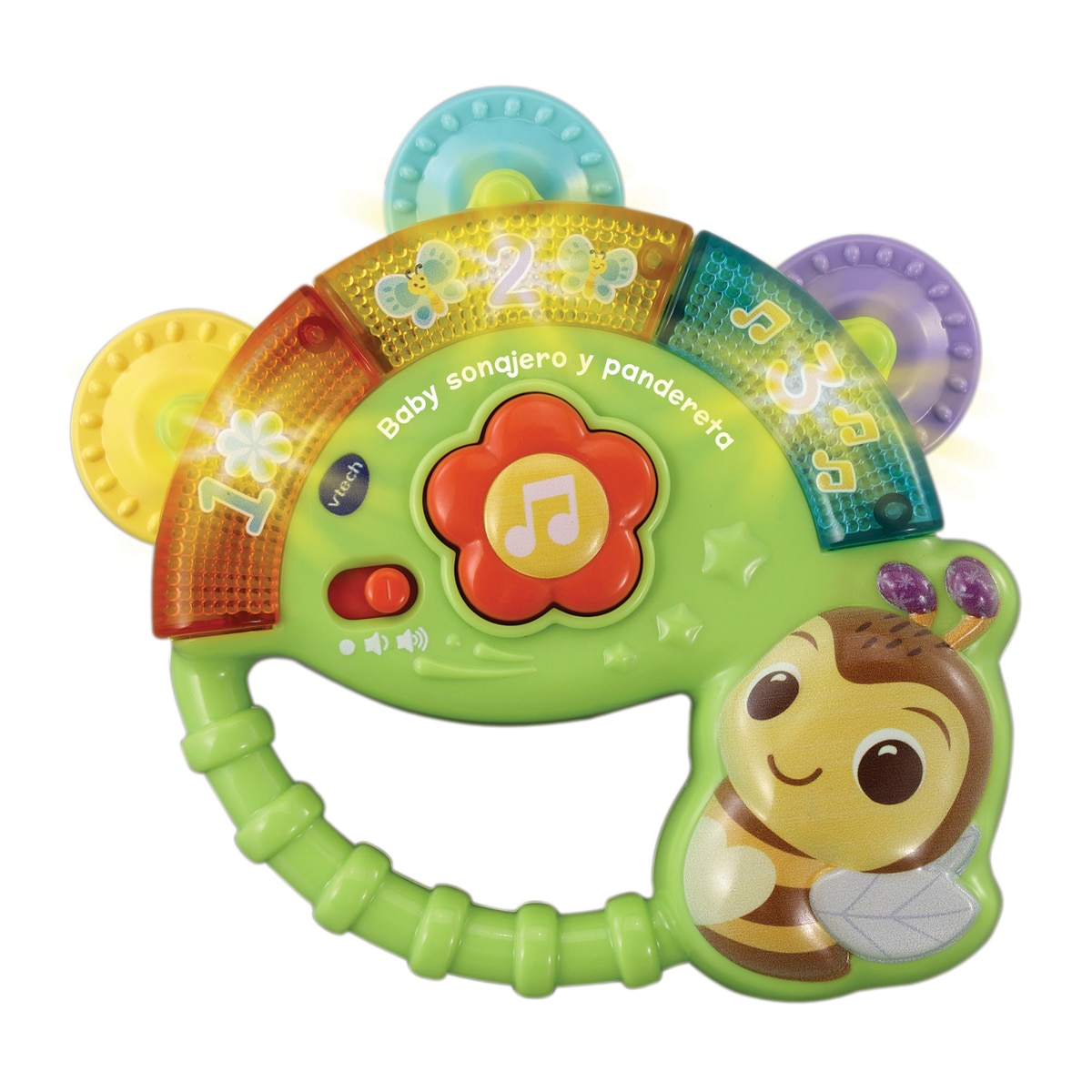 Imagen 0 de Juguete para bebés Baby sonajero y pandereta, Abejita musical interactiva para agitar VTech Baby