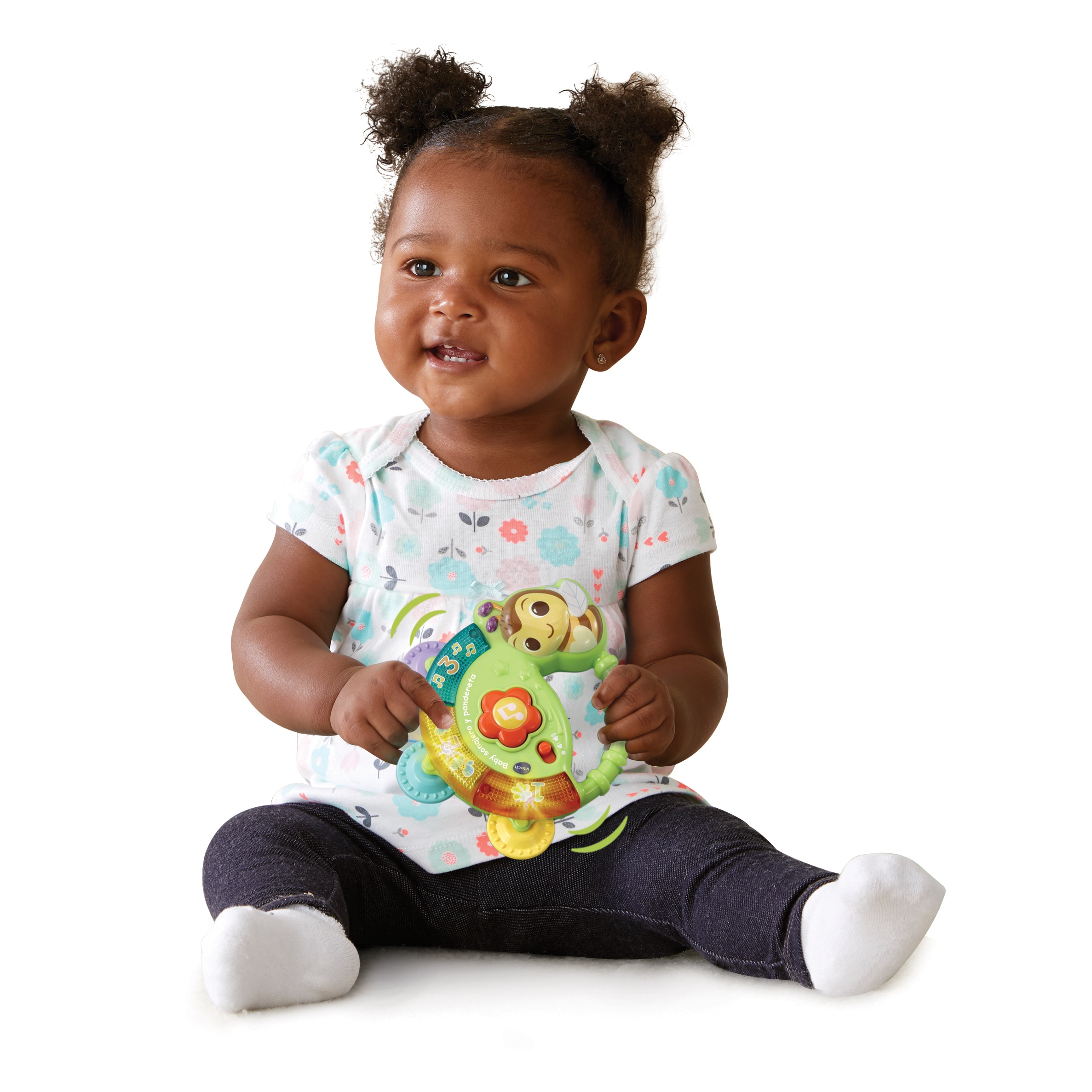 Juguete para bebés Baby sonajero y pandereta, Abejita musical interactiva para agitar VTech Baby 3