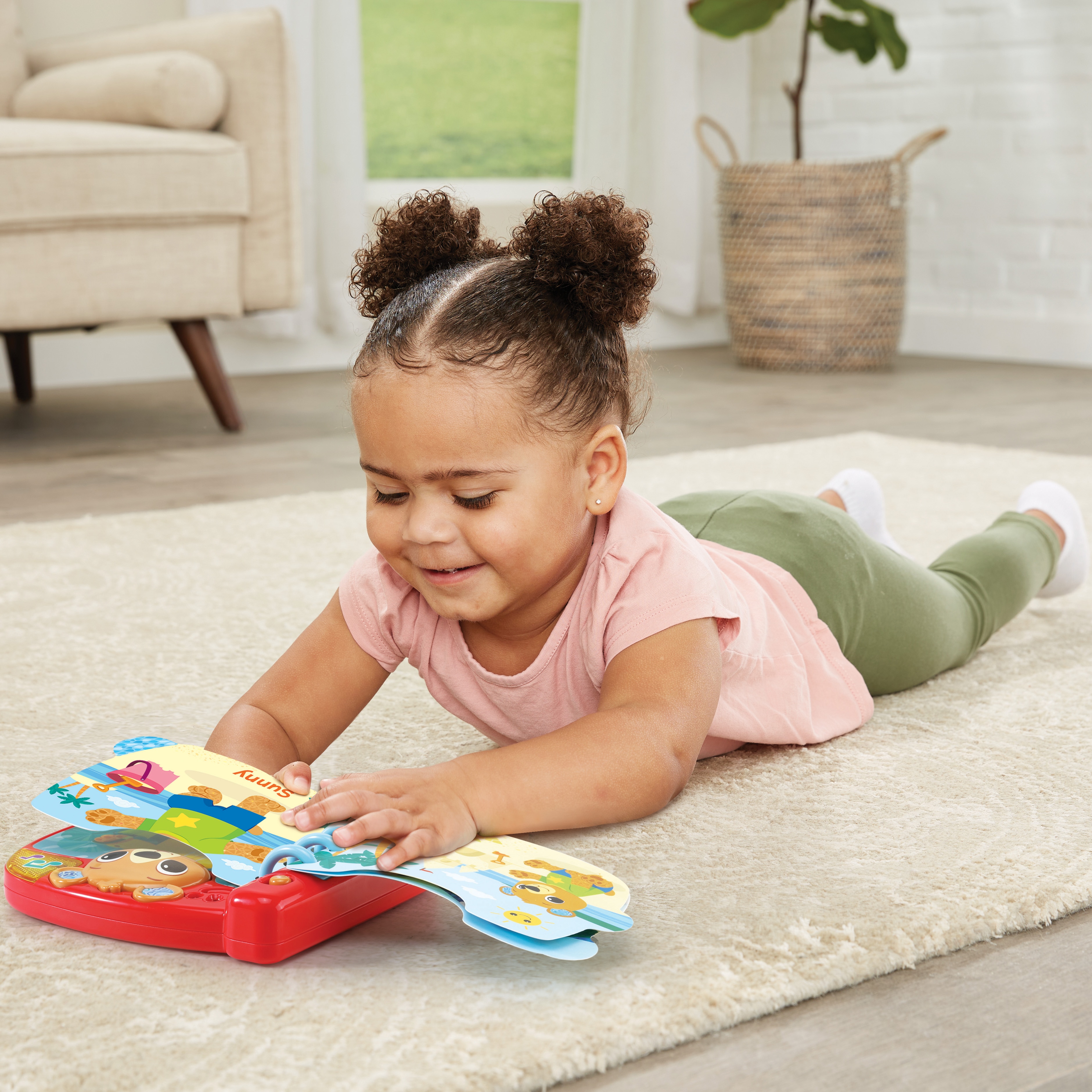 Juguete para bebés  Libro interactivo osito bebé ¿Qué me pongo hoy? VTech Baby 3