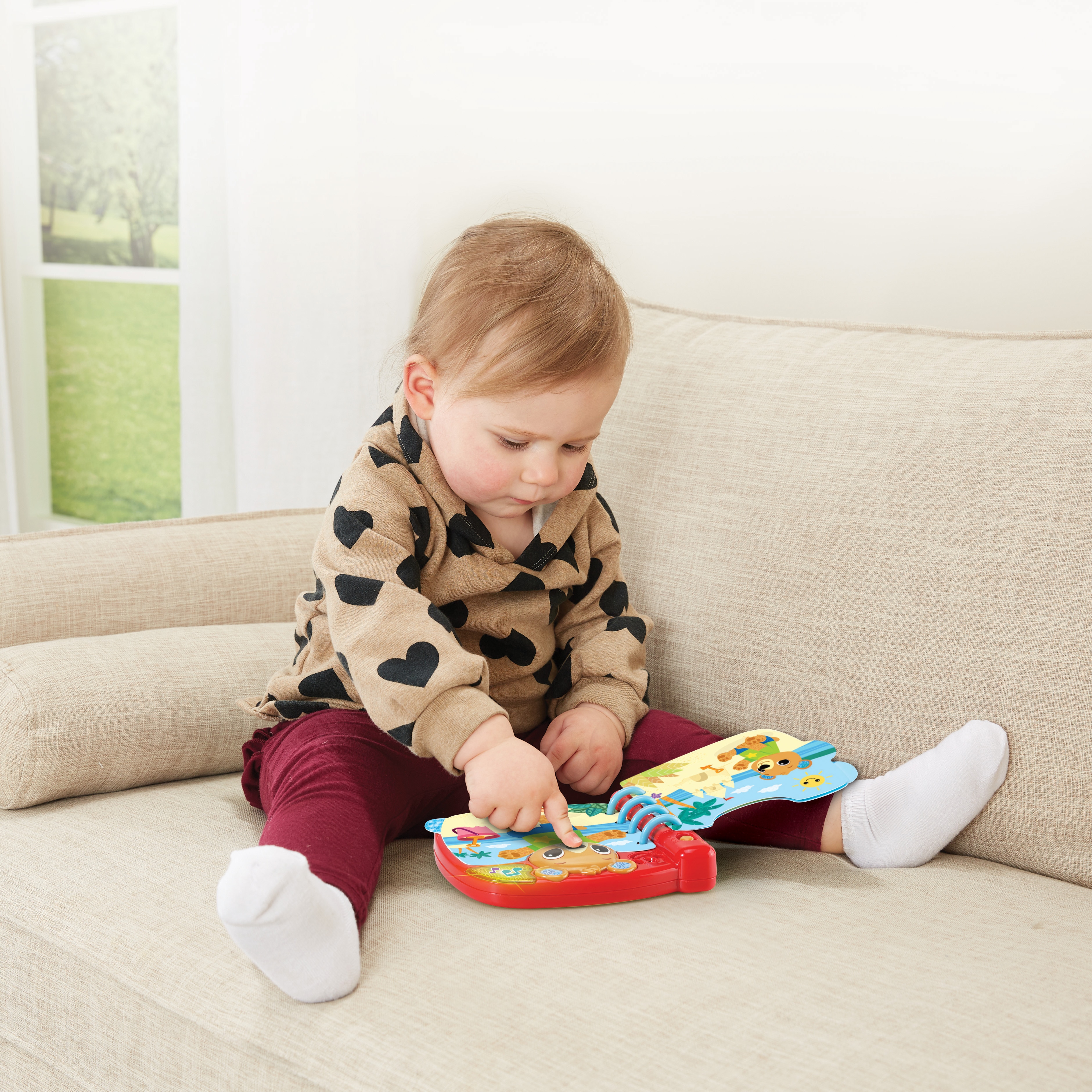Juguete para bebés  Libro interactivo osito bebé ¿Qué me pongo hoy? VTech Baby 4