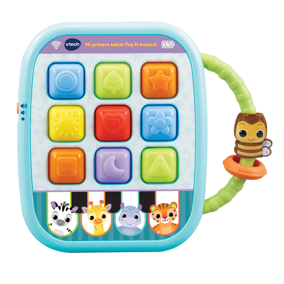 Juguete para bebés Mi primer tablet Pop It musical, Tableta infantil interactiva VTech Baby 2