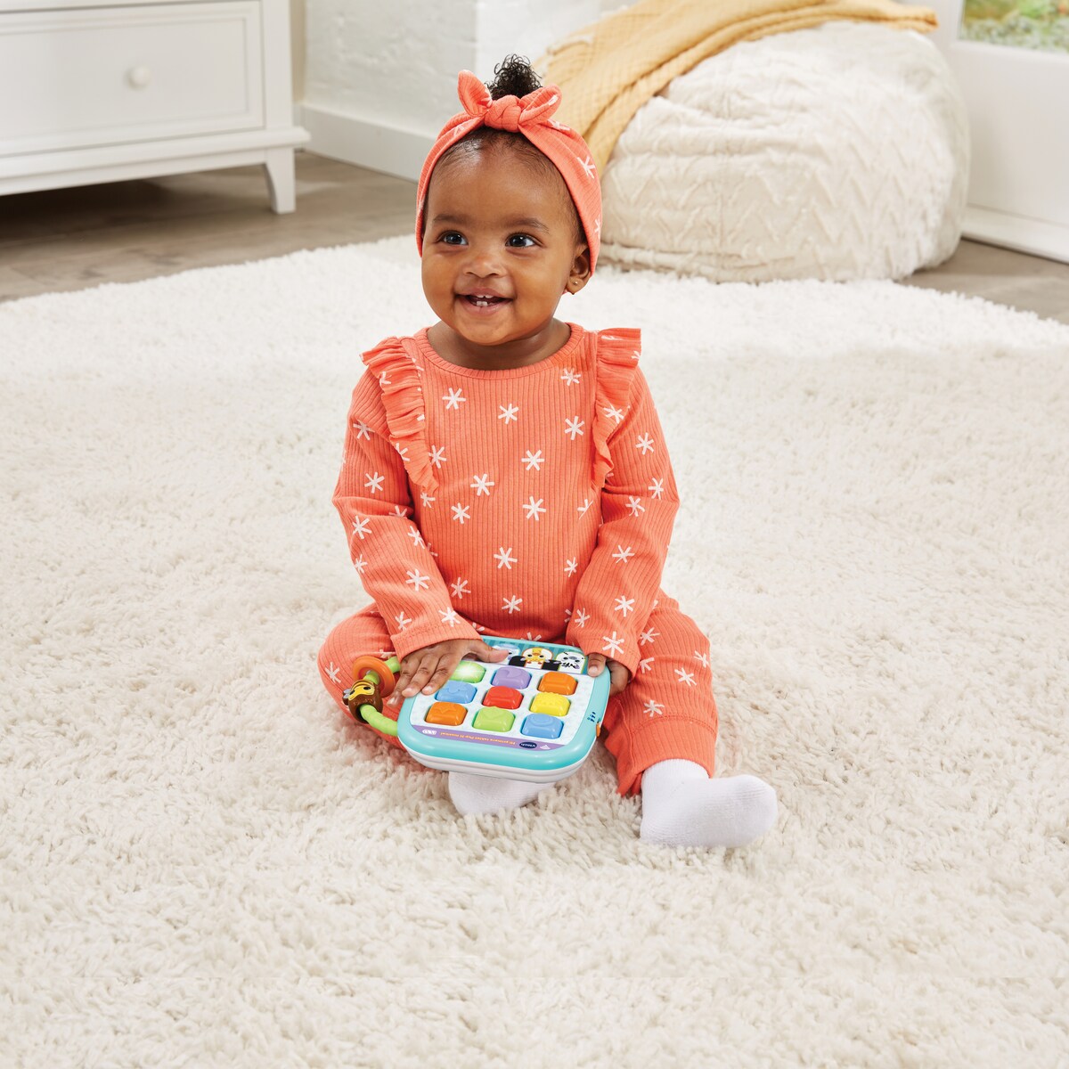 Juguete para bebés Mi primer tablet Pop It musical, Tableta infantil interactiva VTech Baby 4