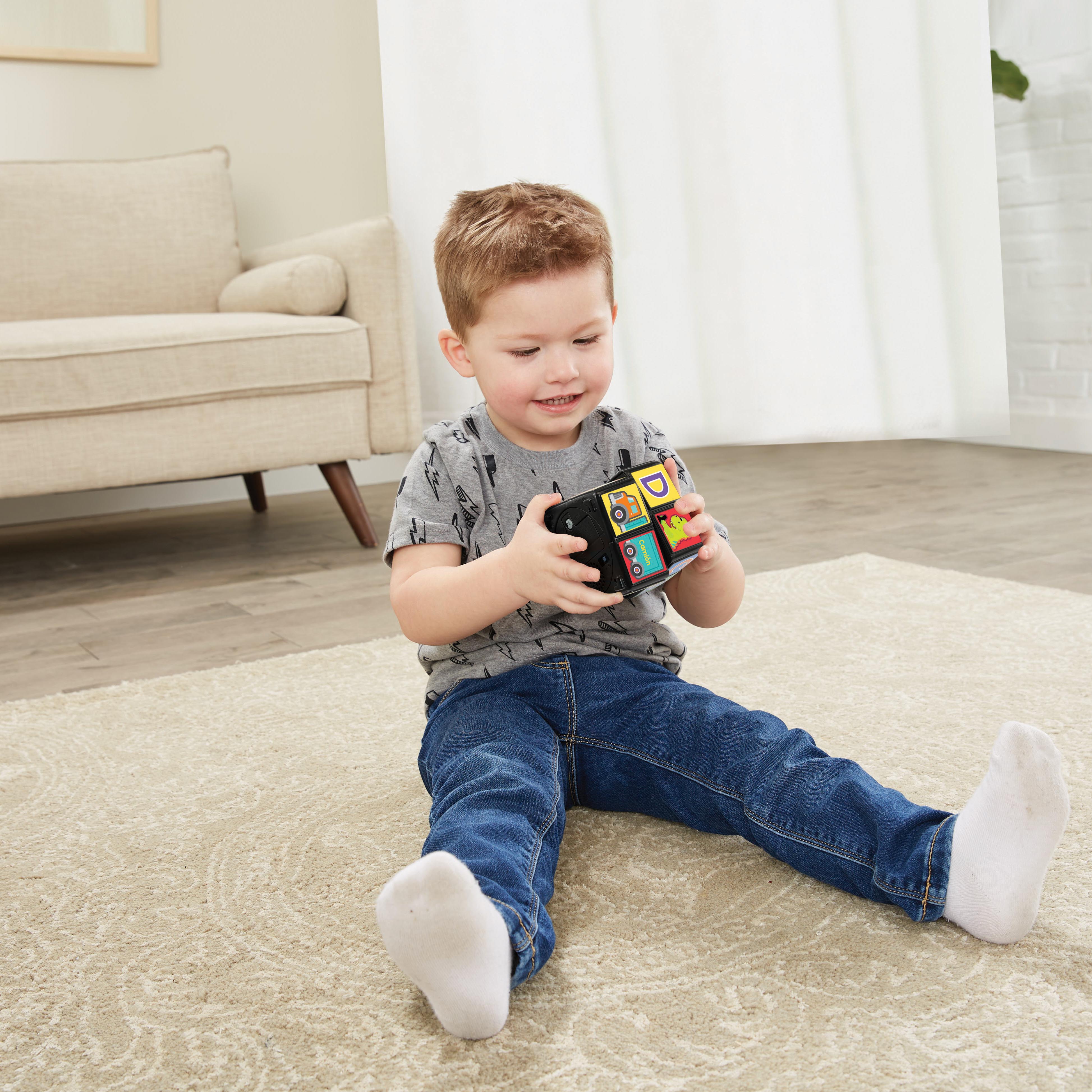 Juguete de actividades interactivo para bebés Cubo mágico Gira y aprende, Cubo de rubik infantil VTech Baby 2