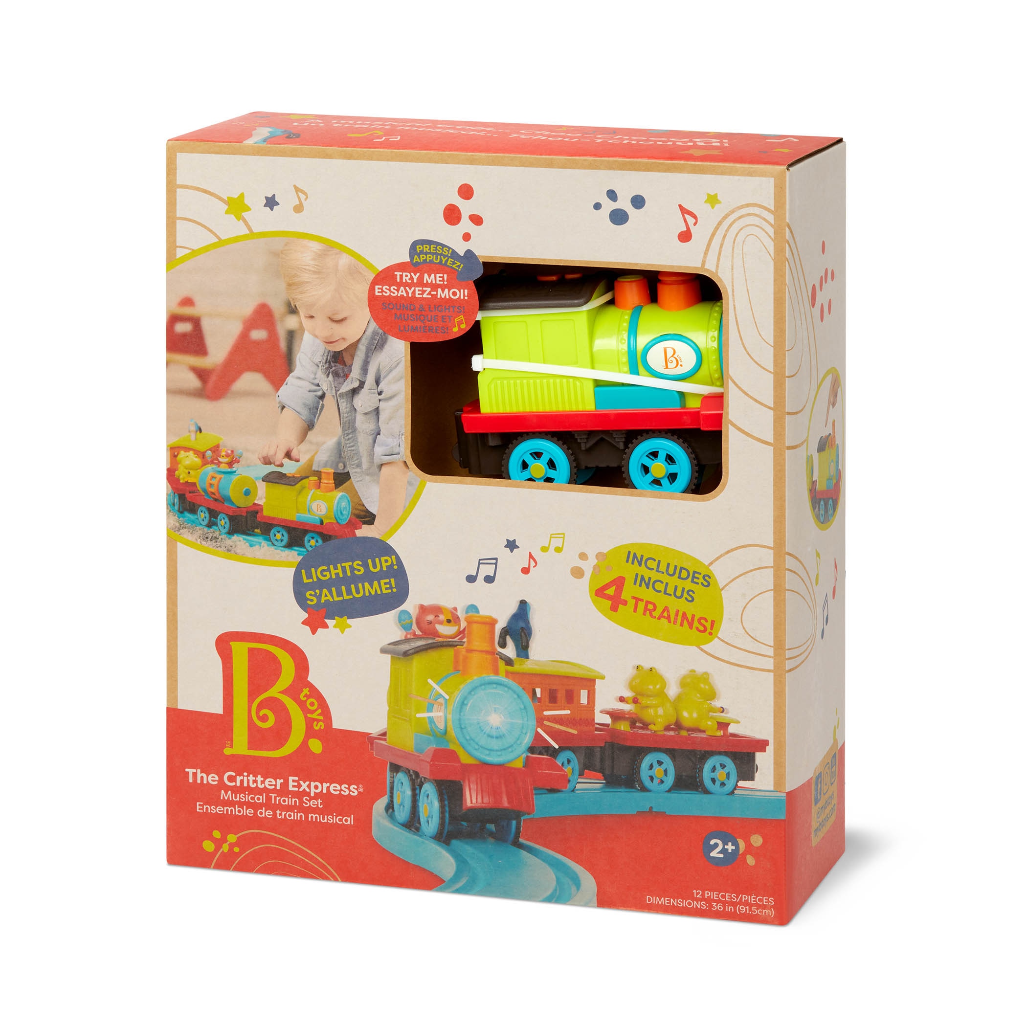 Tren Electrico Musical Con Luces Y Sonidos "The Critter Express" 2