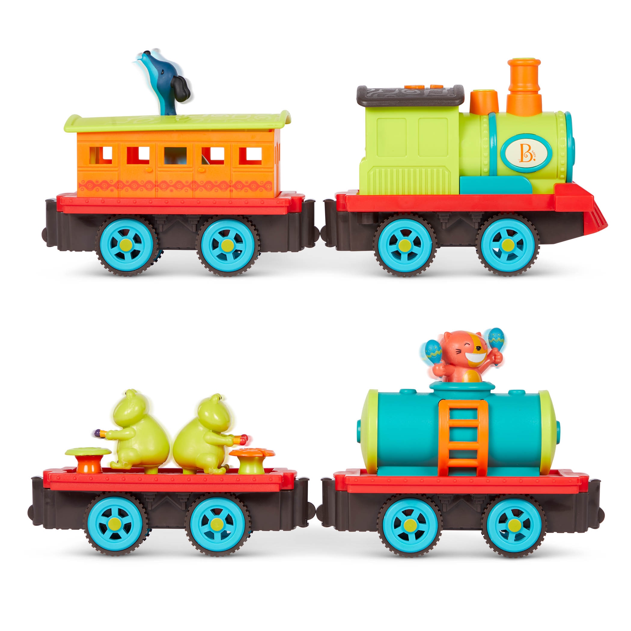 Tren Electrico Musical Con Luces Y Sonidos "The Critter Express" 7