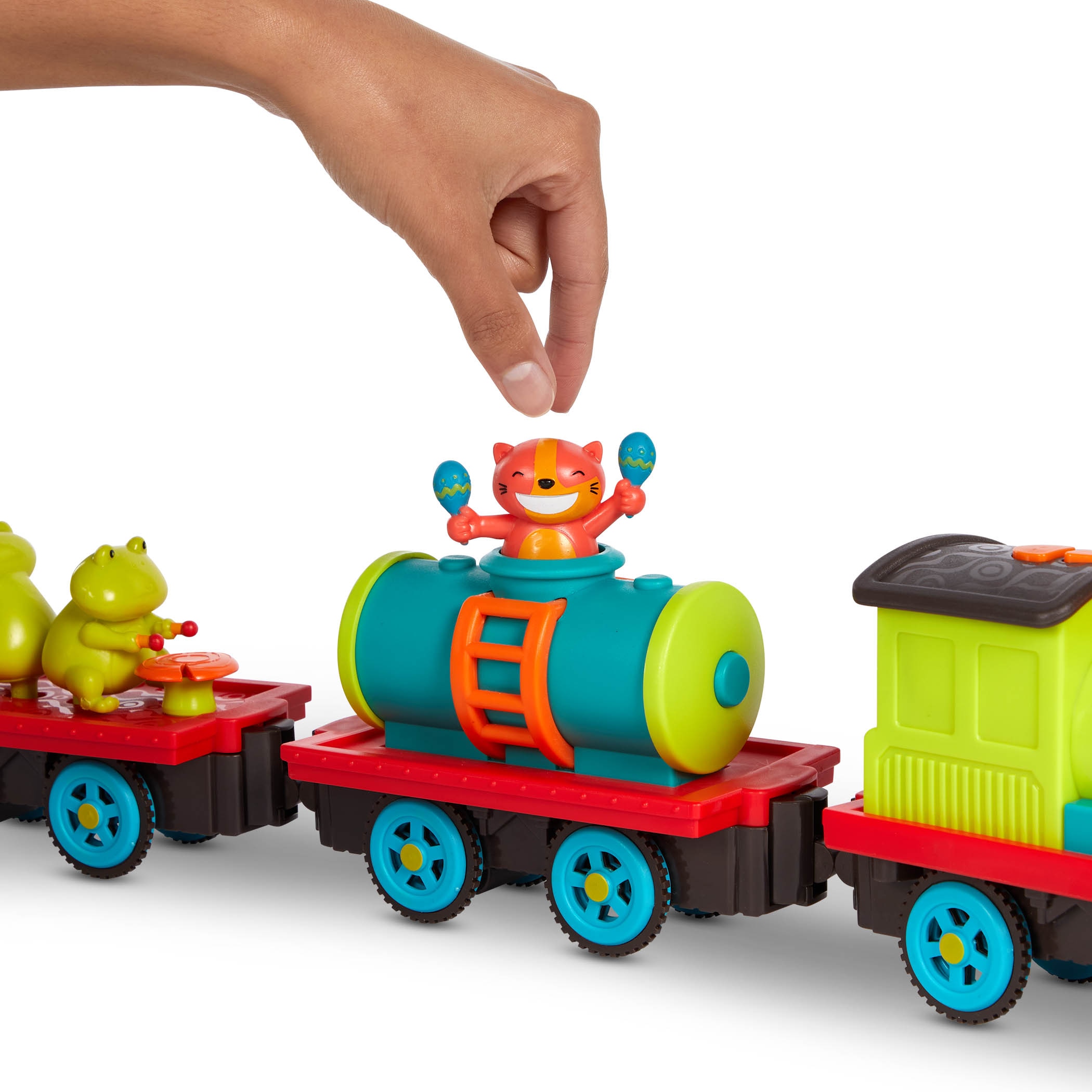 Tren Electrico Musical Con Luces Y Sonidos "The Critter Express" 8