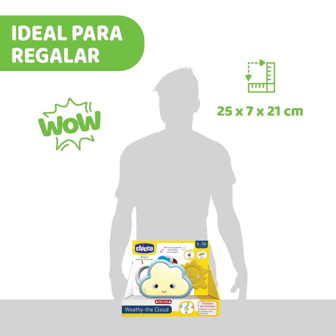 Nube electrónica Weathy la nube parlante Chicco 9