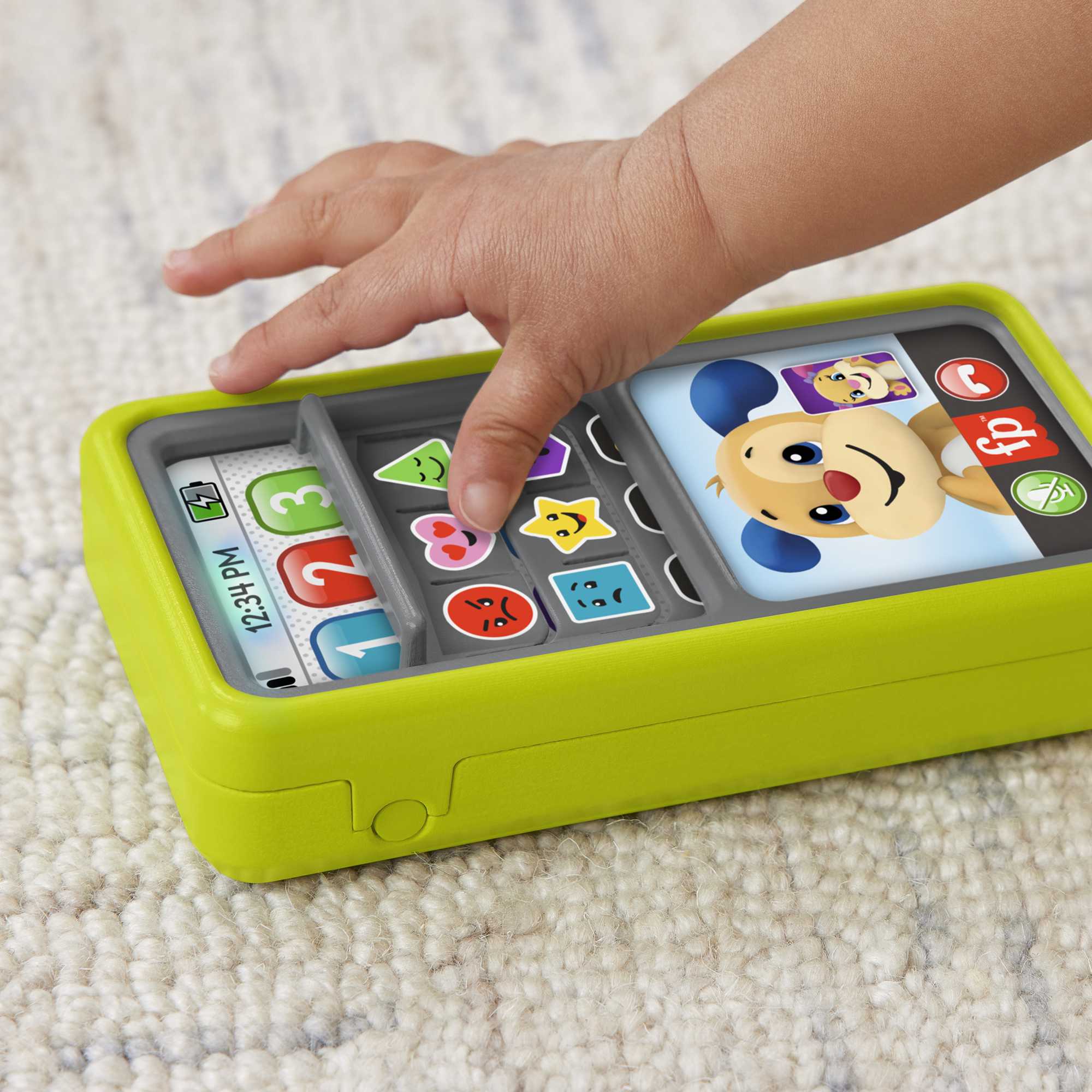 Teléfono de juguete con sonidos Desliza y aprende Fisher-Price 4