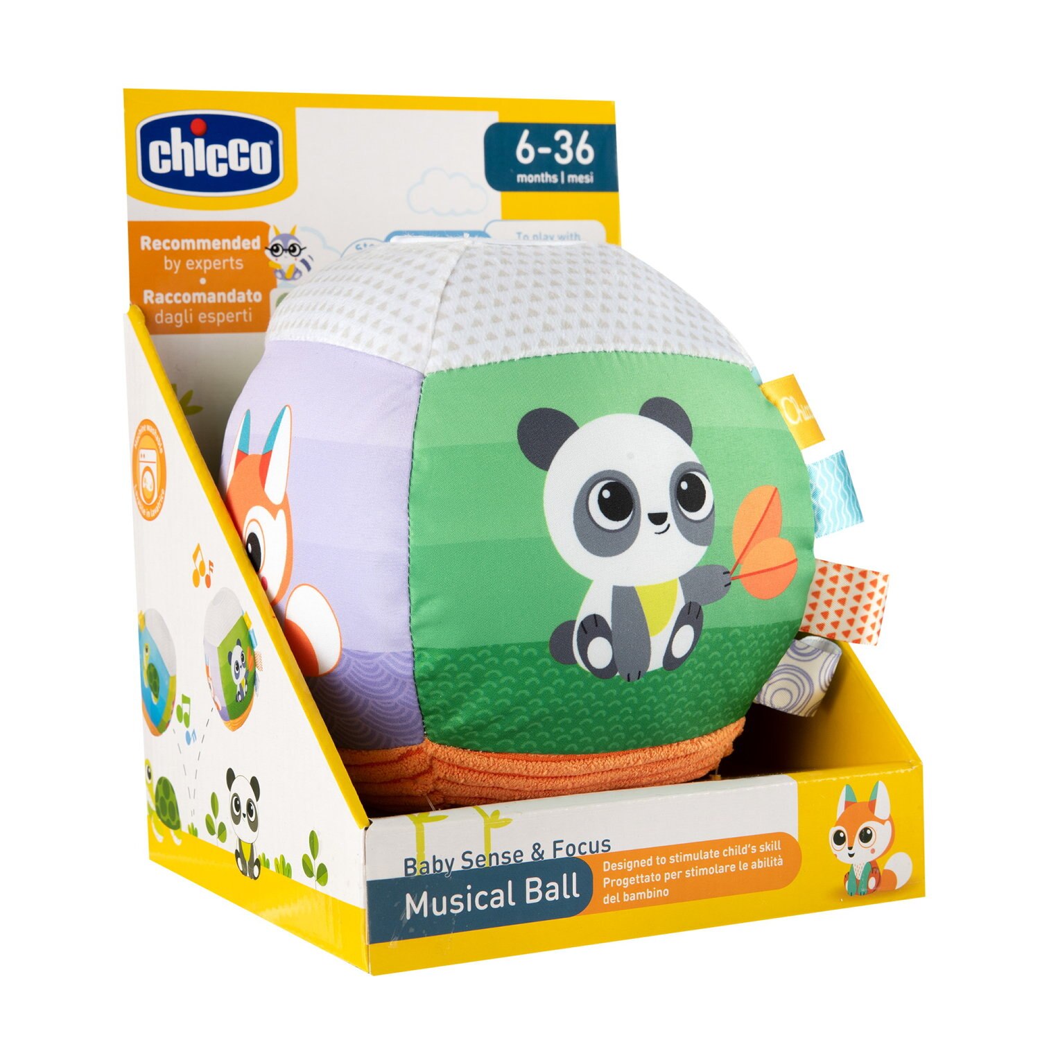 Pelota textil musical Chicco 6