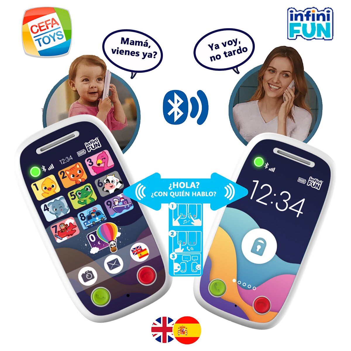 Teléfono Dúo Bluetooth Infini Fun Cefa Toys 5