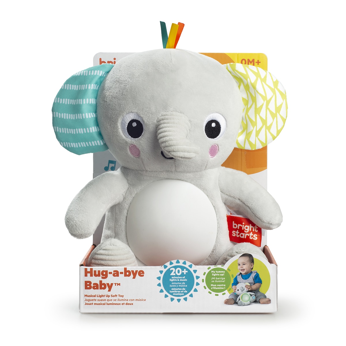 Peluche musical elefante Hug-a-bye Baby Bright Stars 15