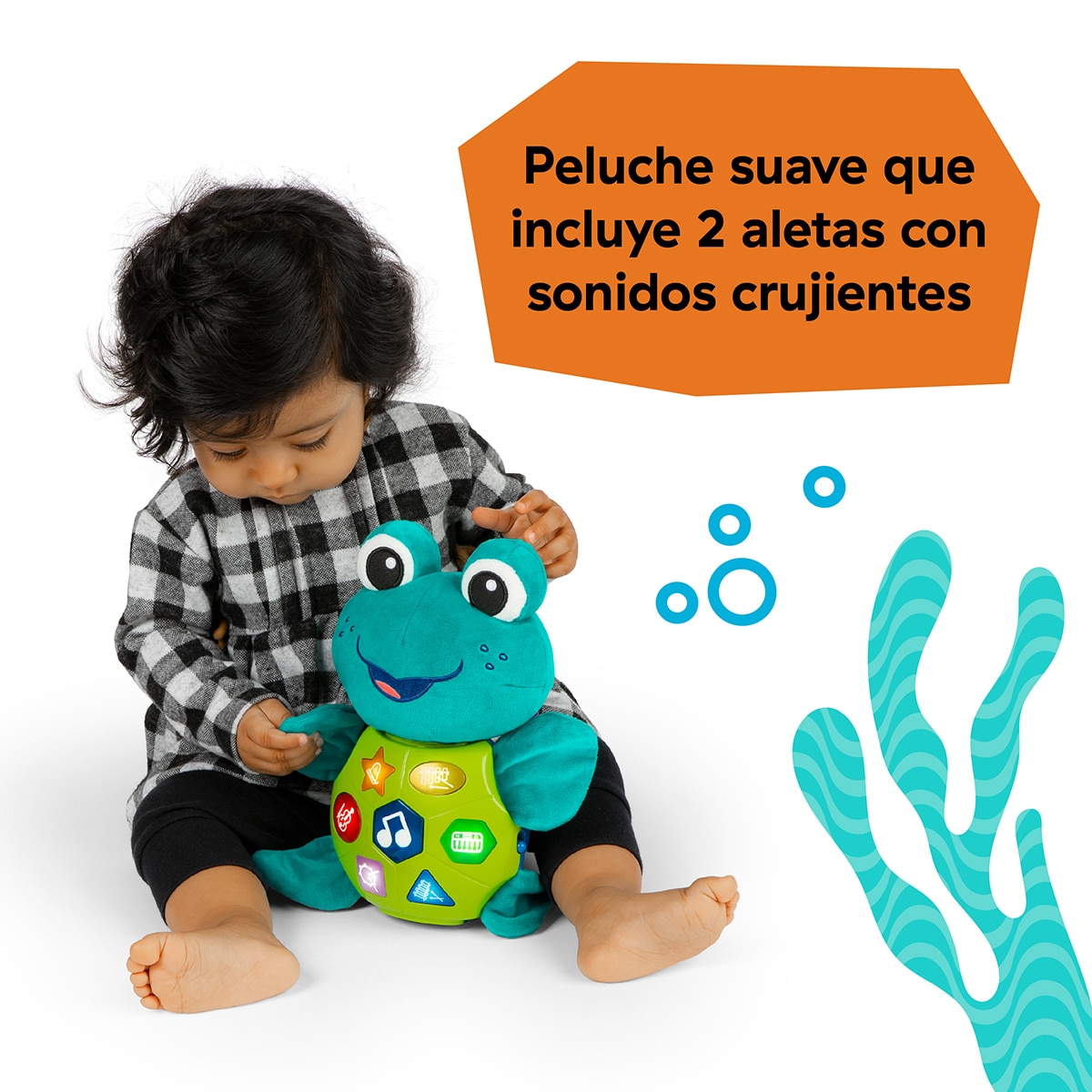 Peluche musical Neptune's Cuddly Composer Baby Einstein 4
