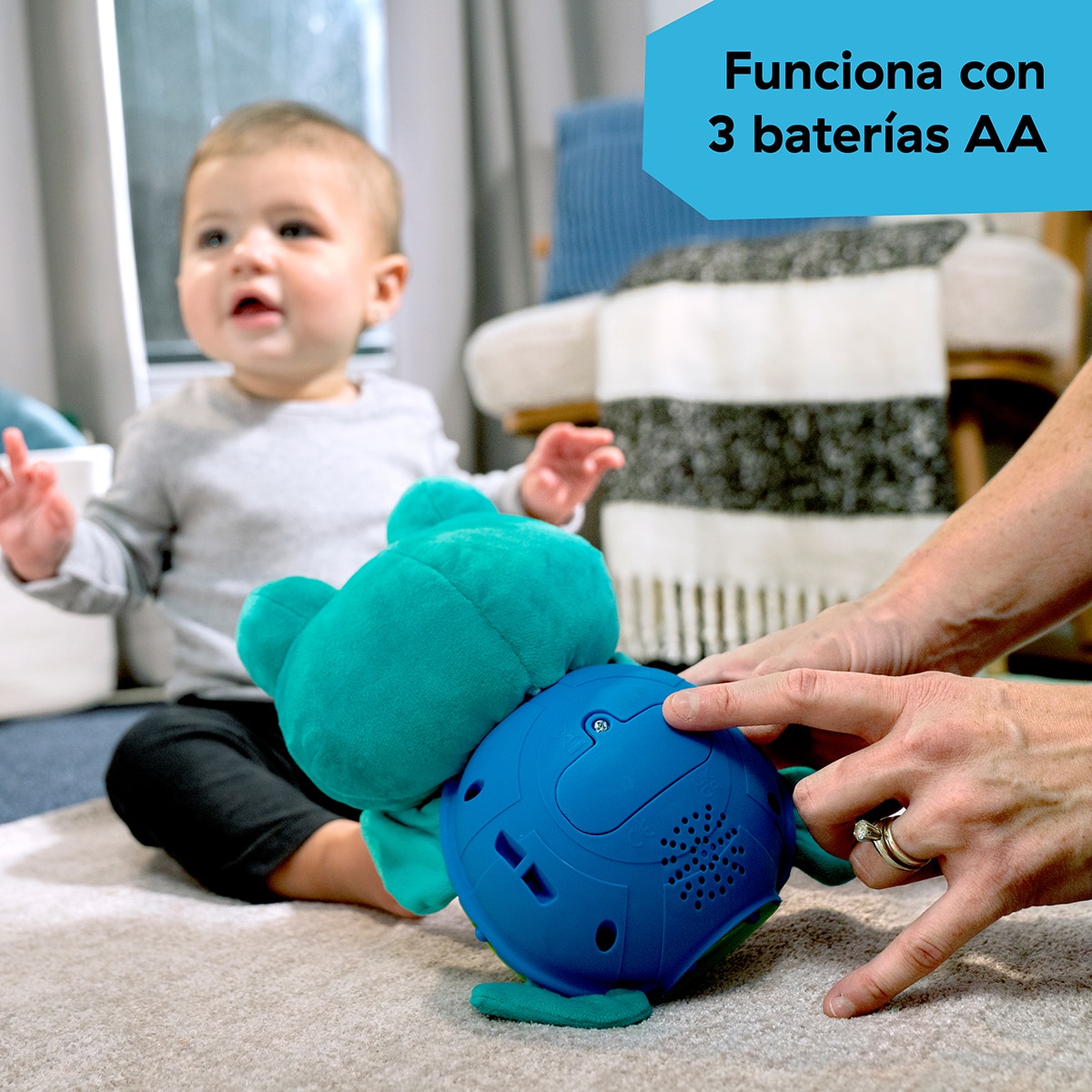 Peluche musical Neptune's Cuddly Composer Baby Einstein 6
