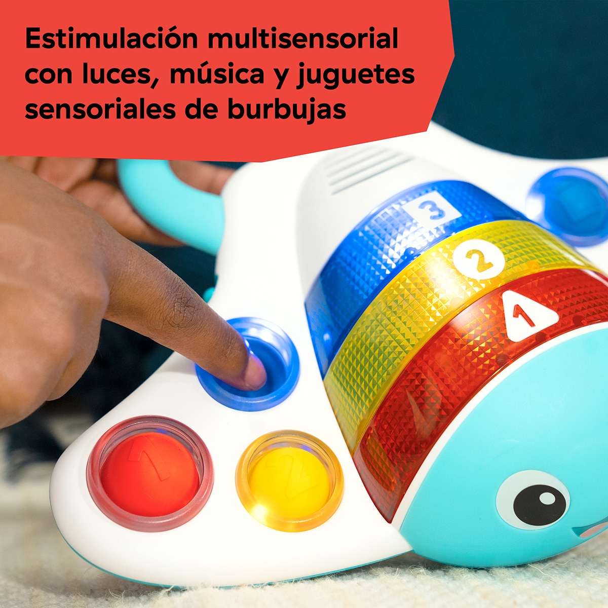 Juguete interactivo Pop & Explore Stingray  Baby Einstein 4