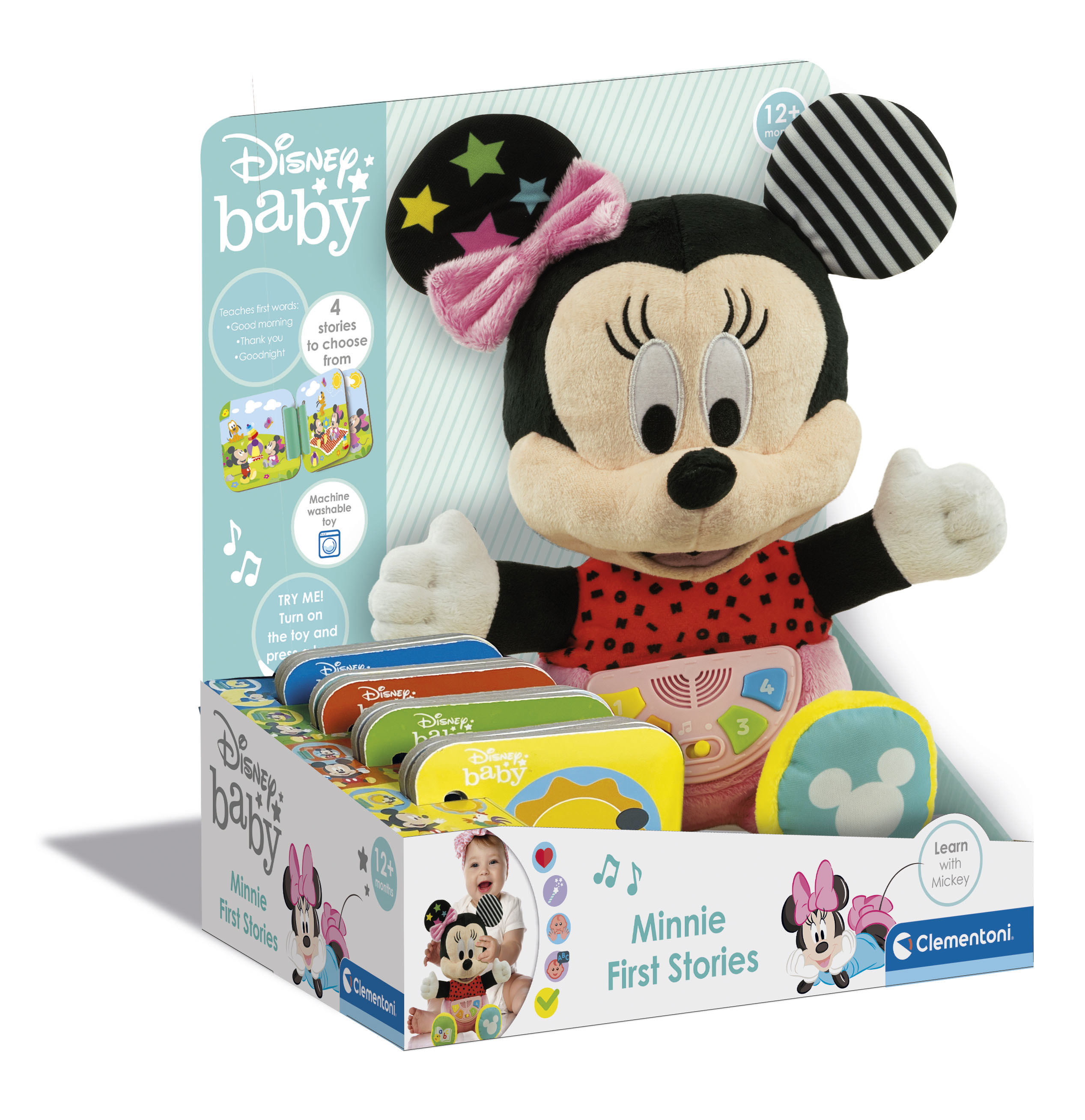 Cuentacuentos Baby Mickey Clementoni Rosa-2