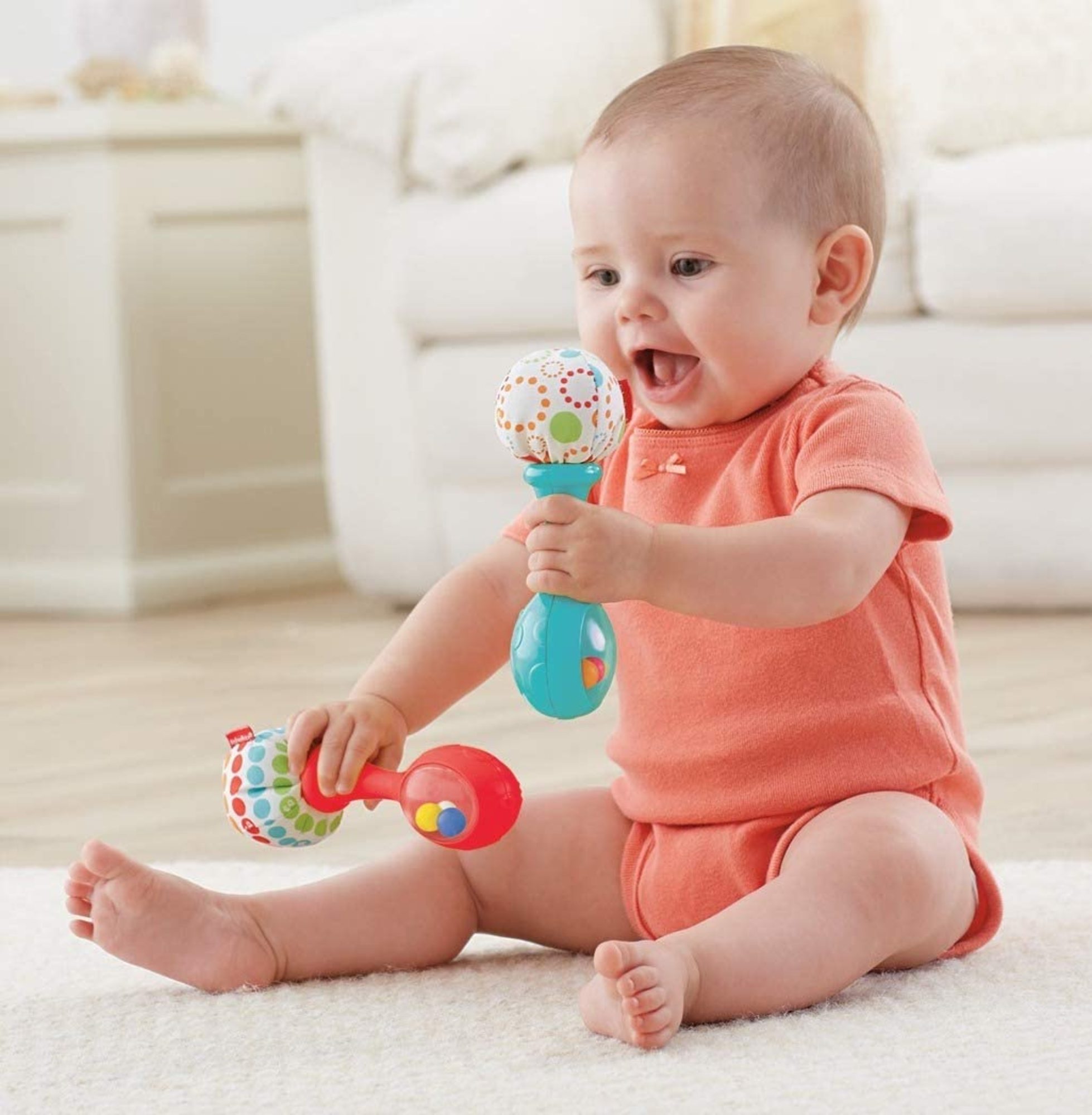Conjunto de regalo maracas y pandereta Fisher-Price 2