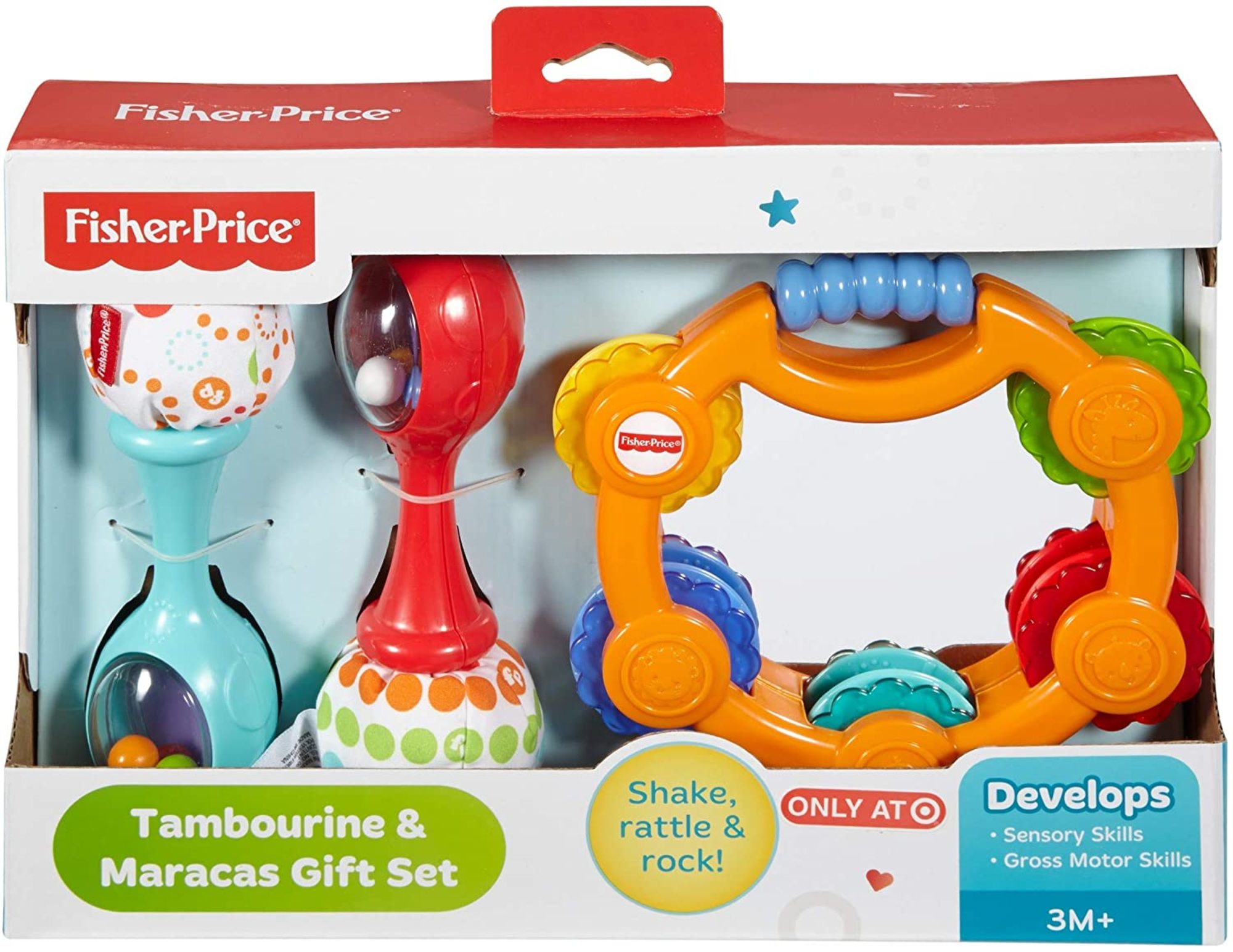 Conjunto de regalo maracas y pandereta Fisher-Price 6