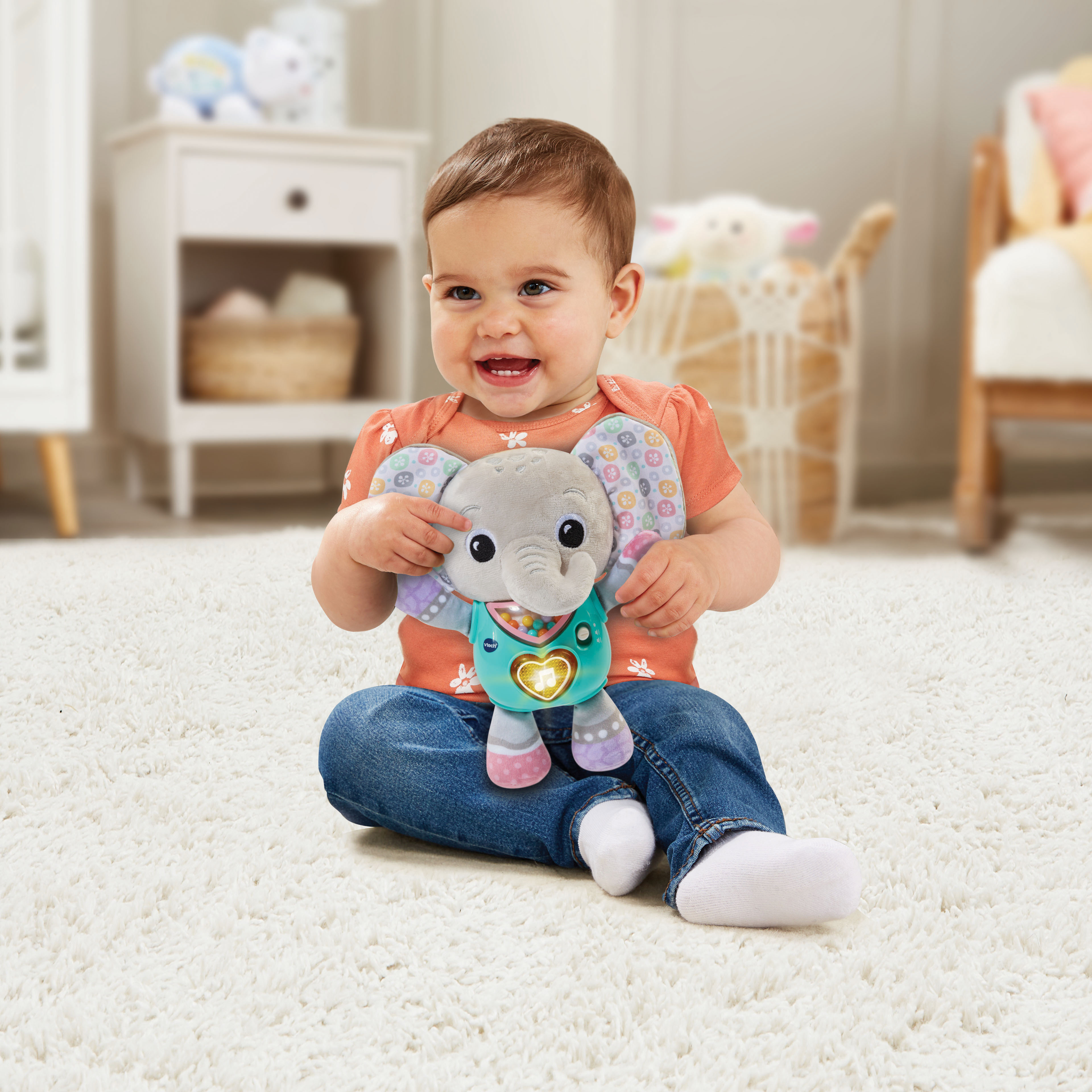 Peluche bebé interactivo Pequelefante Vtech 4