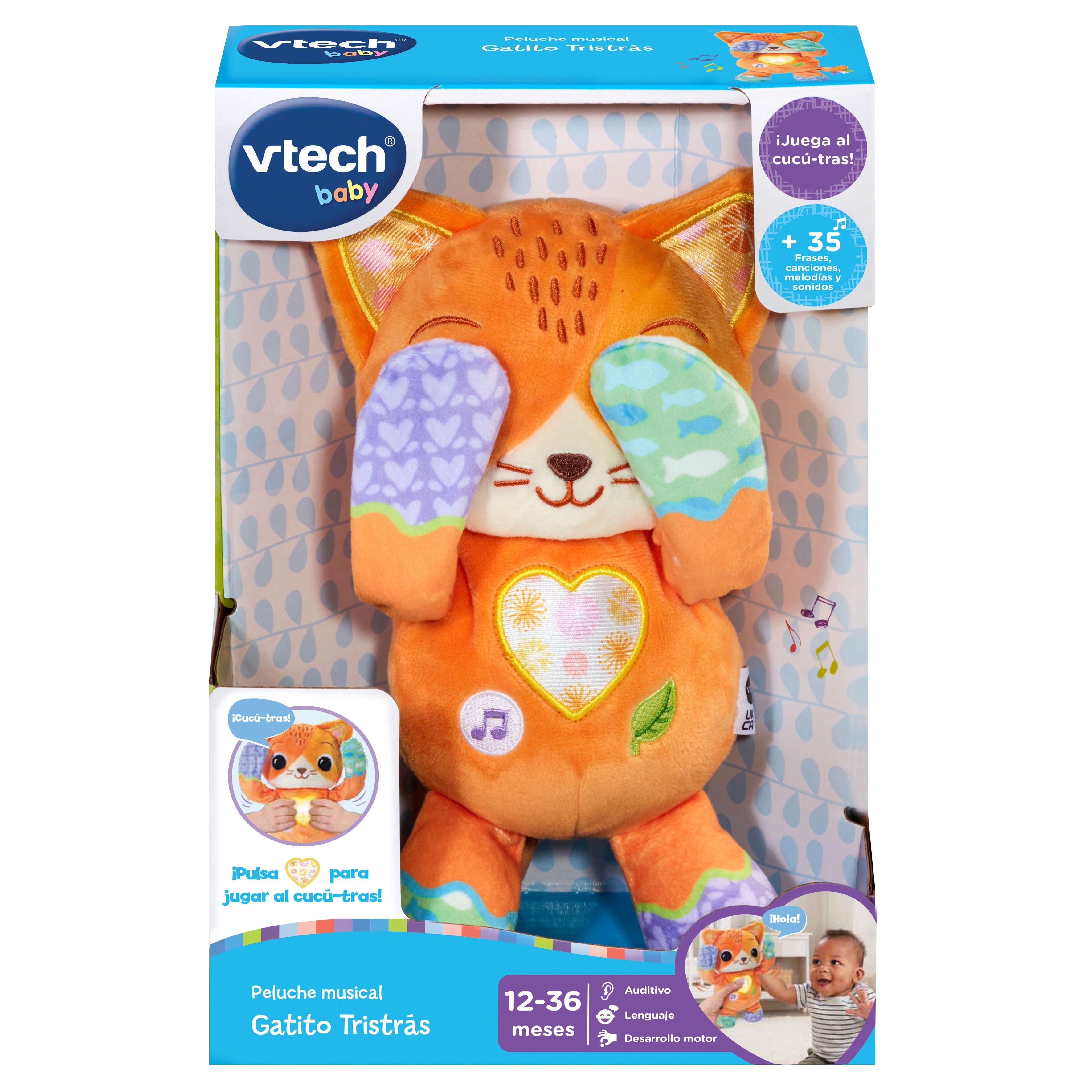 Peluche musical Gatito Tristrás Vtech 5
