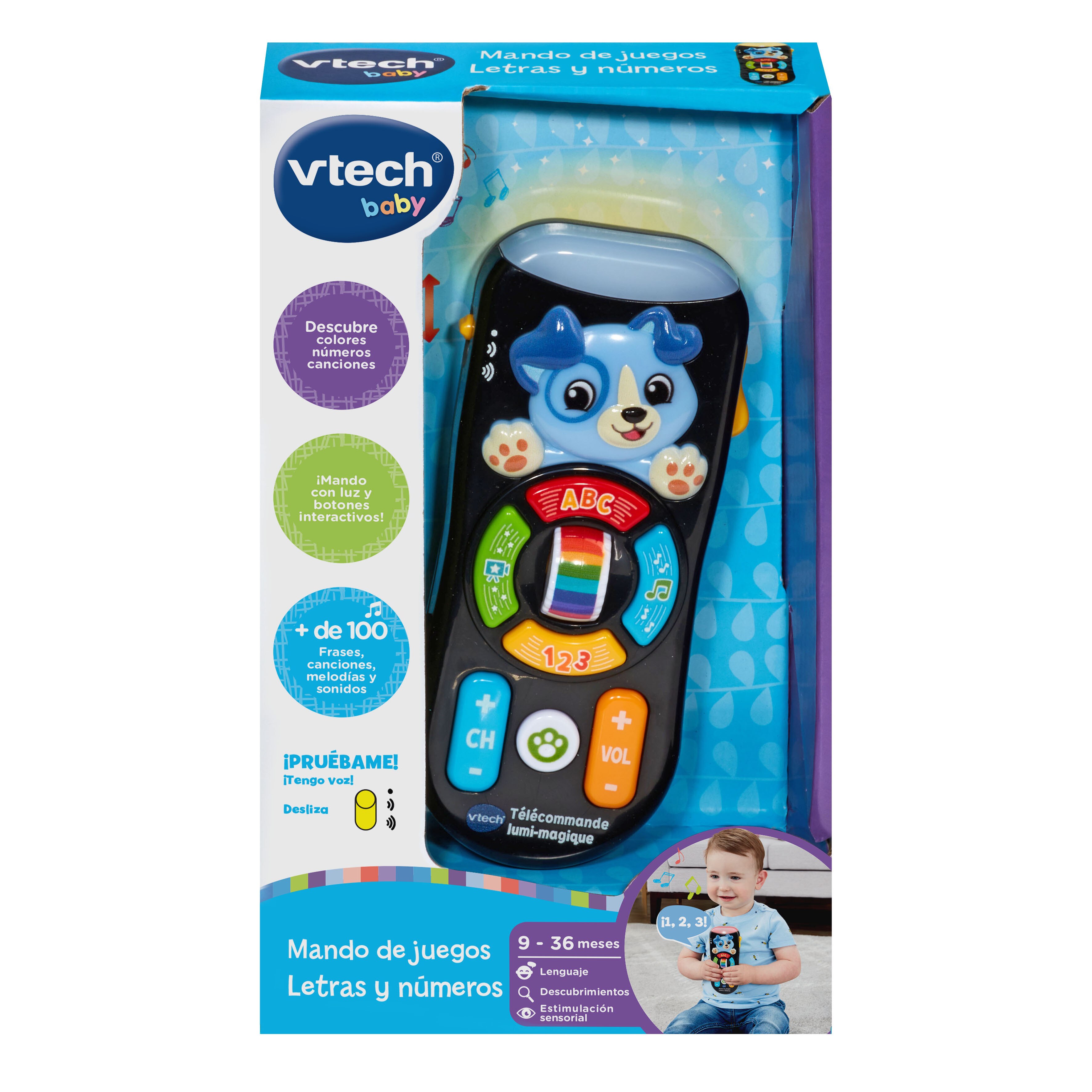 Juego interactivo Mando de juegos Letras y números Vtech 5