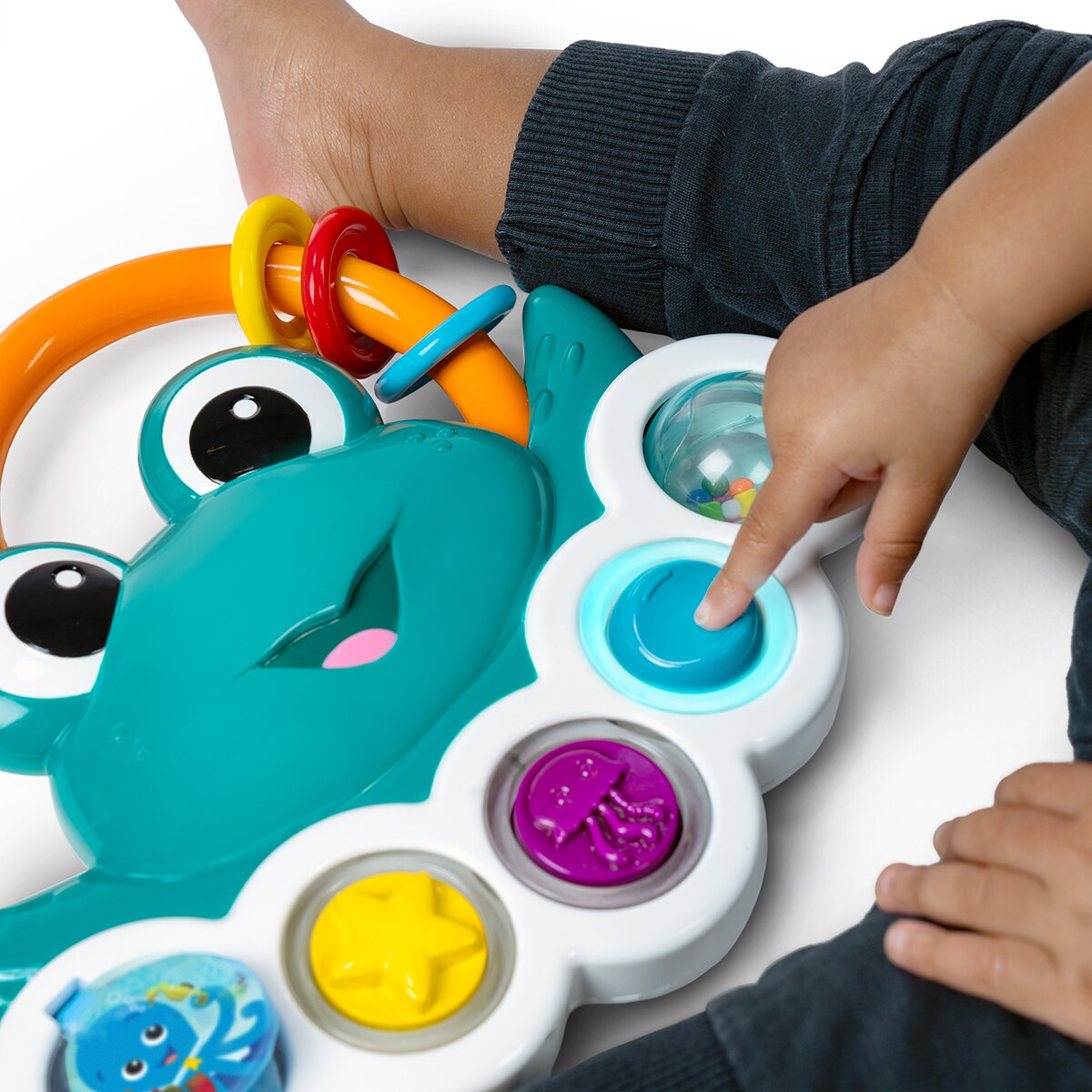 Juguete de actividad sensorial Neptune's Busy Bubbles Baby Einstein 6