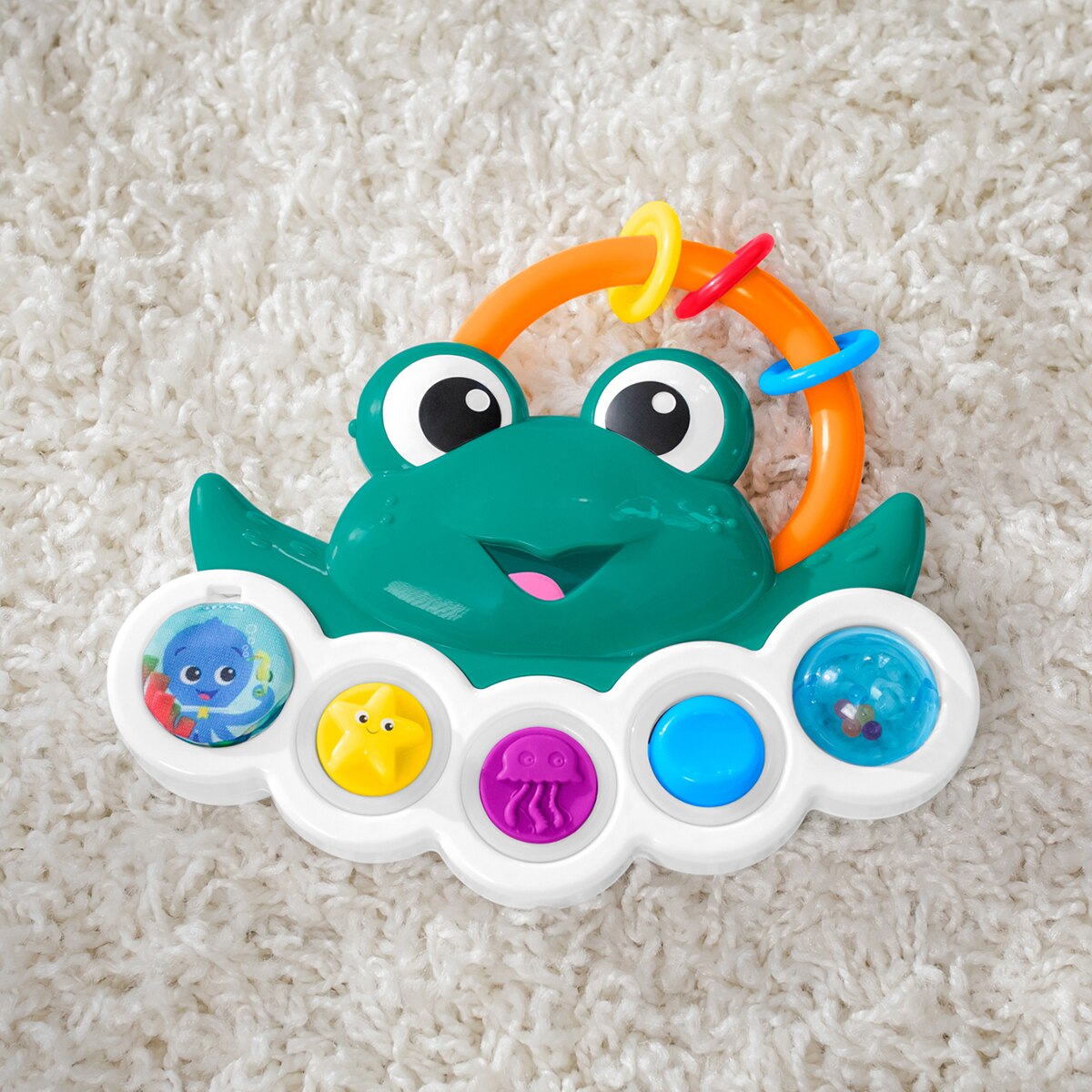 Juguete de actividad sensorial Neptune's Busy Bubbles Baby Einstein 7