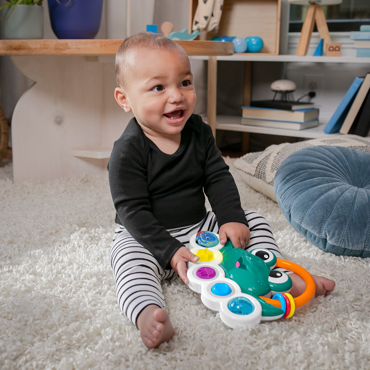 Juguete de actividad sensorial Neptune's Busy Bubbles Baby Einstein 8