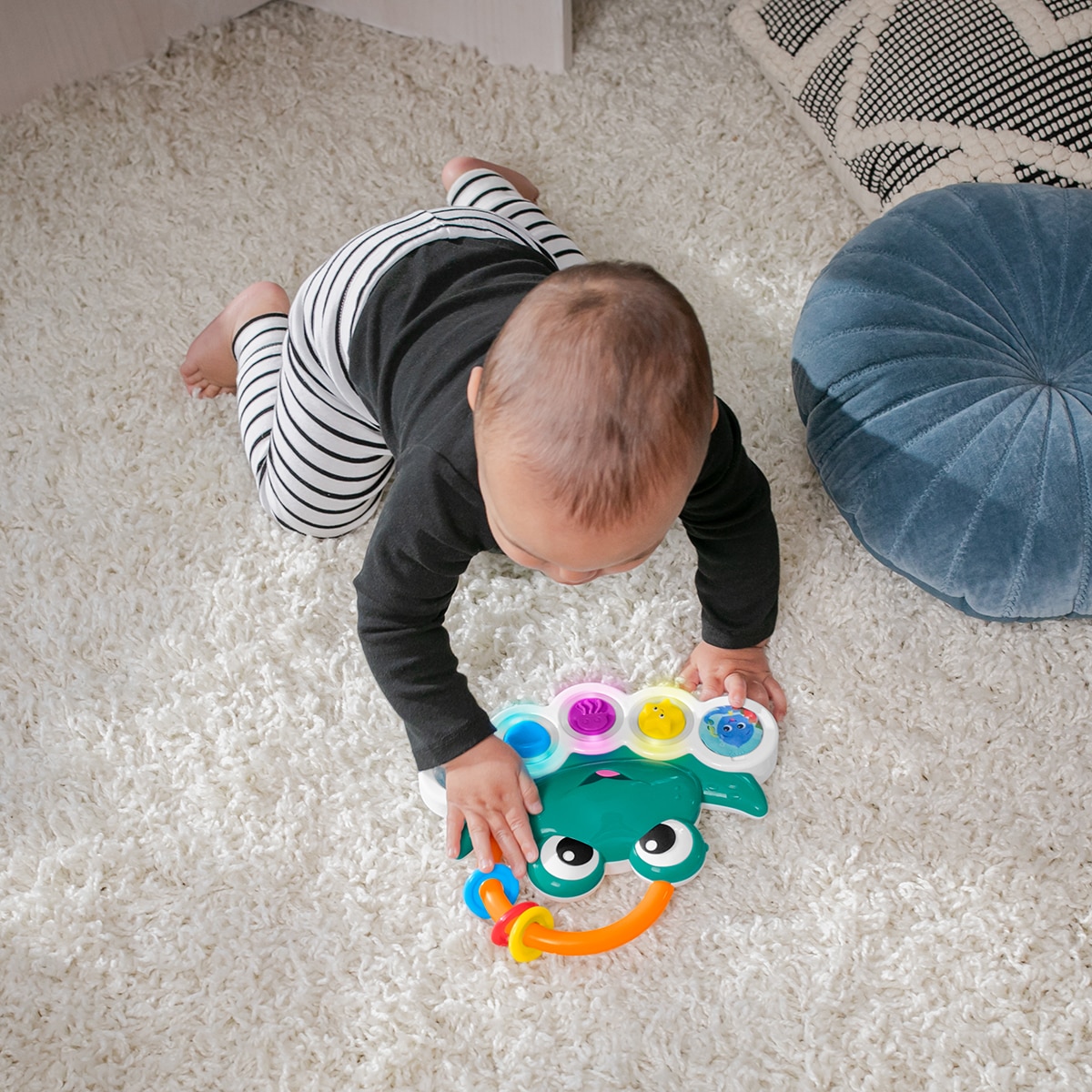 Juguete de actividad sensorial Neptune's Busy Bubbles Baby Einstein 9