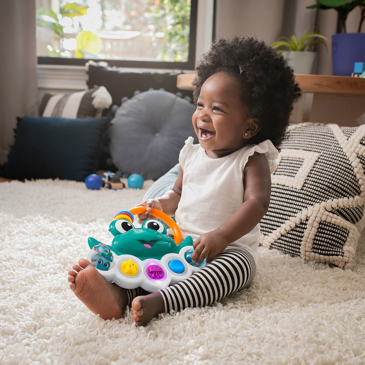 Juguete de actividad sensorial Neptune's Busy Bubbles Baby Einstein 15