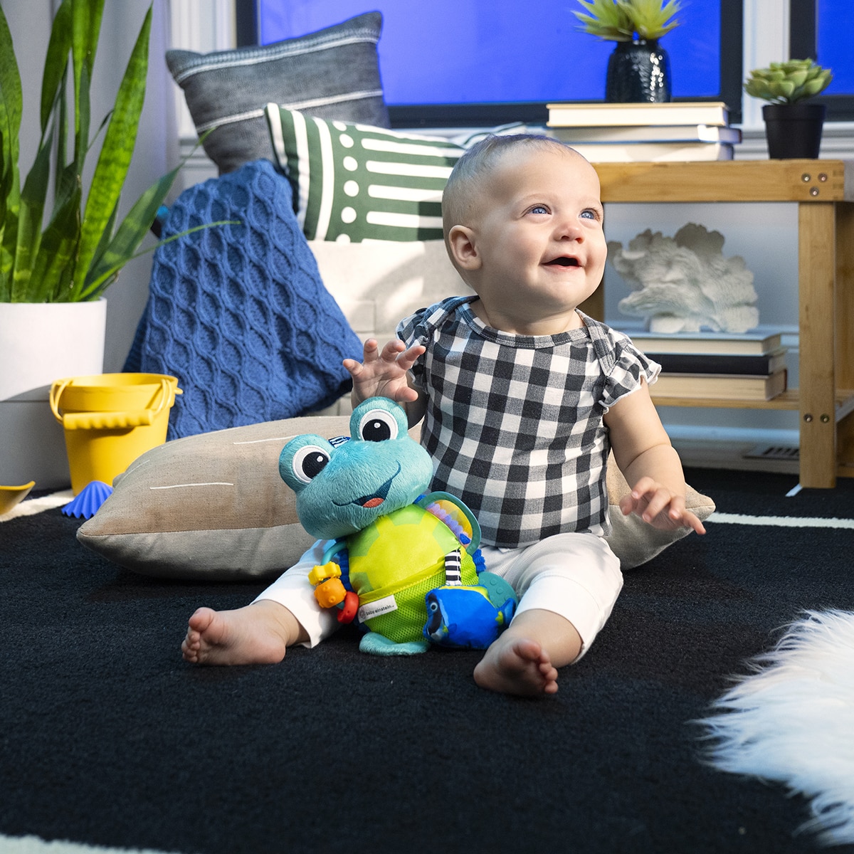 Peluche de actividad Neptune's Sensory Sidekick Baby Einstein 3