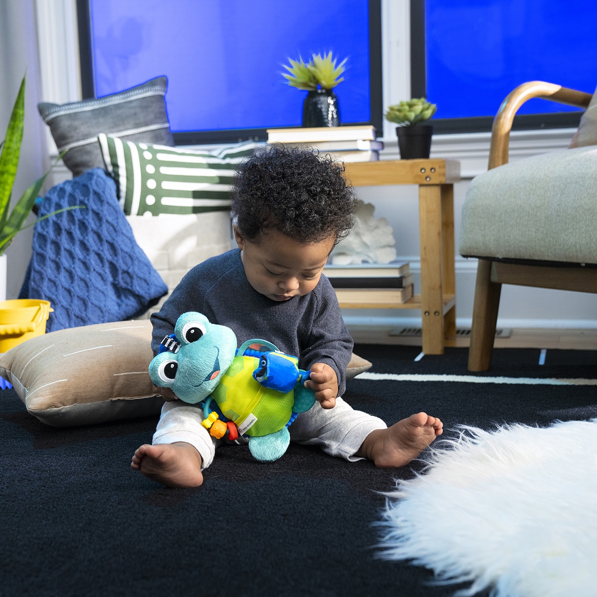 Peluche de actividad Neptune's Sensory Sidekick Baby Einstein 4