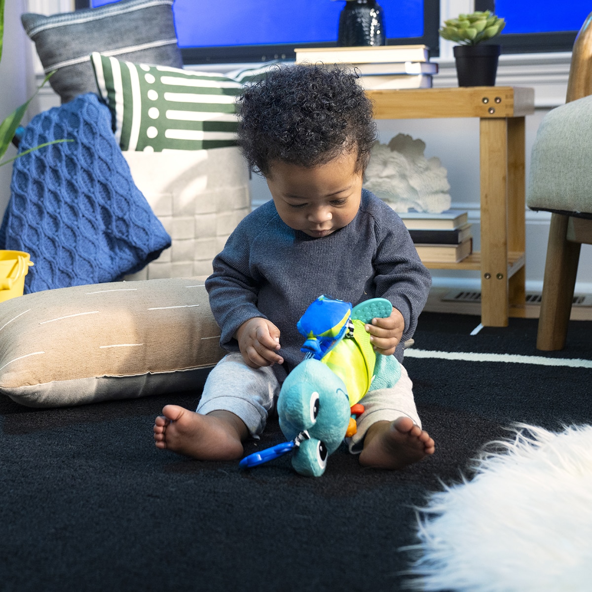 Peluche de actividad Neptune's Sensory Sidekick Baby Einstein 6