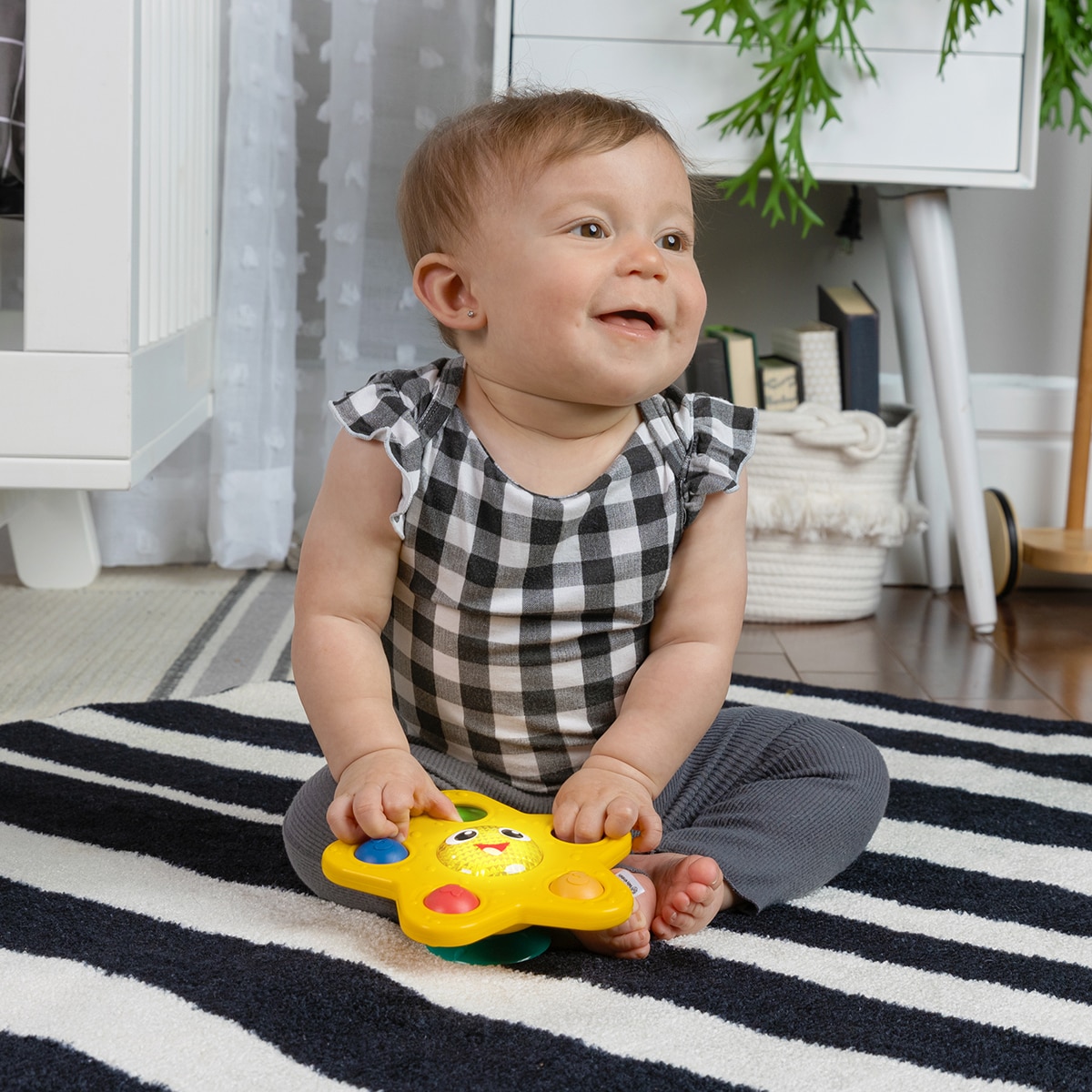 Juguete sensorial de actividades Pop & Glow Starfish Baby Einstein 3