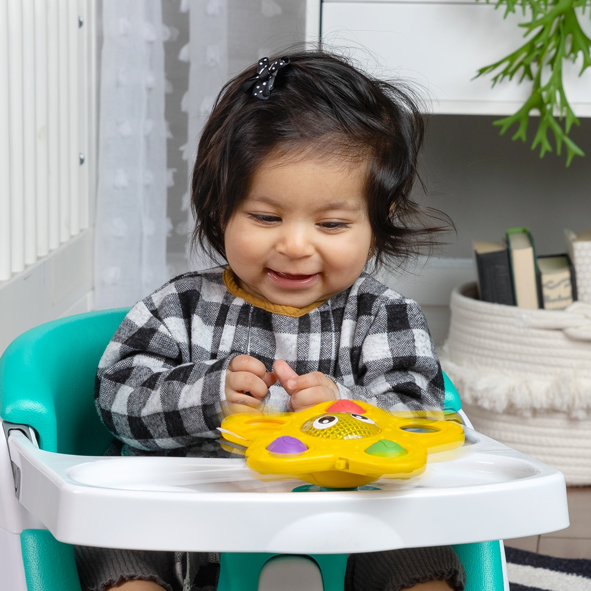 Juguete sensorial de actividades Pop & Glow Starfish Baby Einstein 5