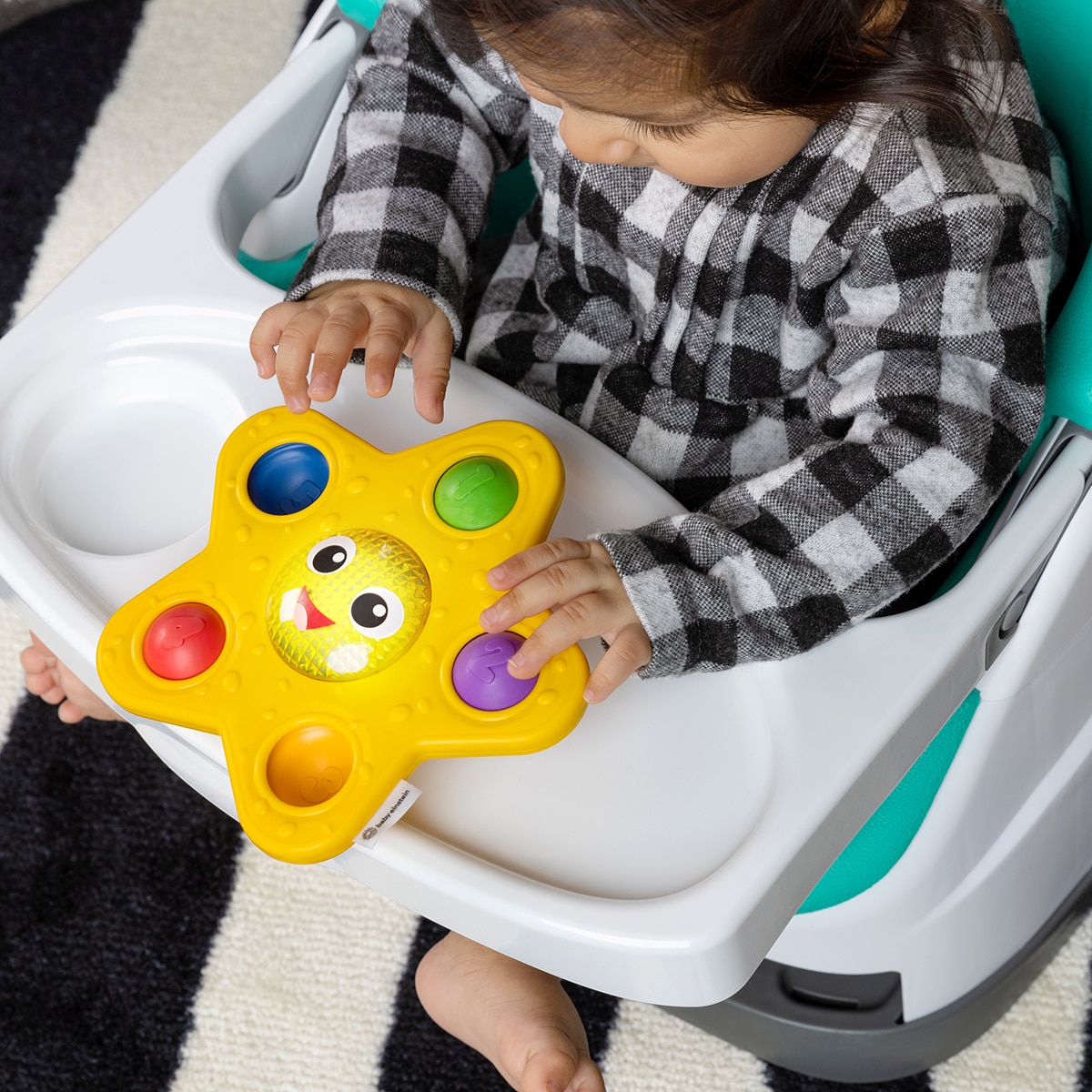 Juguete sensorial de actividades Pop & Glow Starfish Baby Einstein 6
