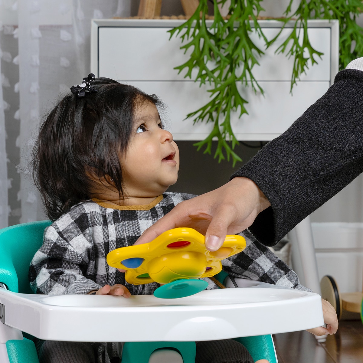 Juguete sensorial de actividades Pop & Glow Starfish Baby Einstein 7