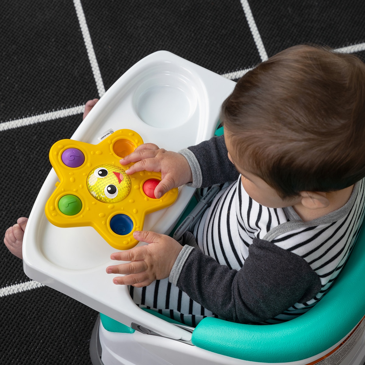 Juguete sensorial de actividades Pop & Glow Starfish Baby Einstein 9
